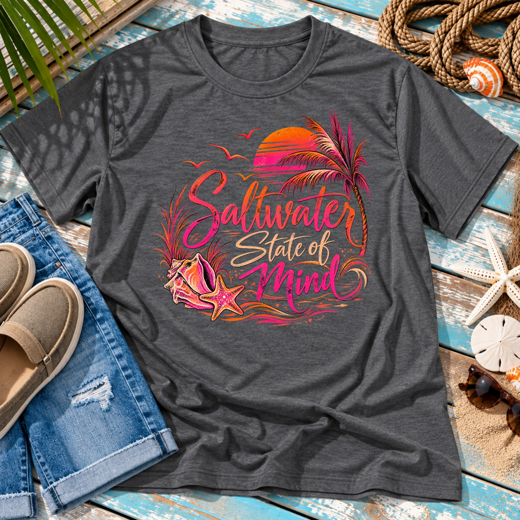 Reel Nauti Saltwater State Tee