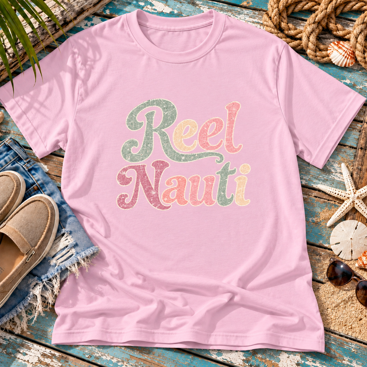 Reel Nauti Beach T-Shirt