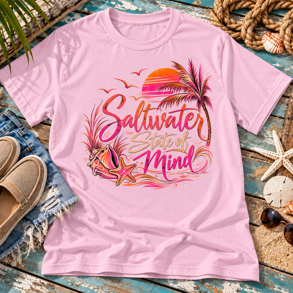 Reel Nauti Saltwater State Tee