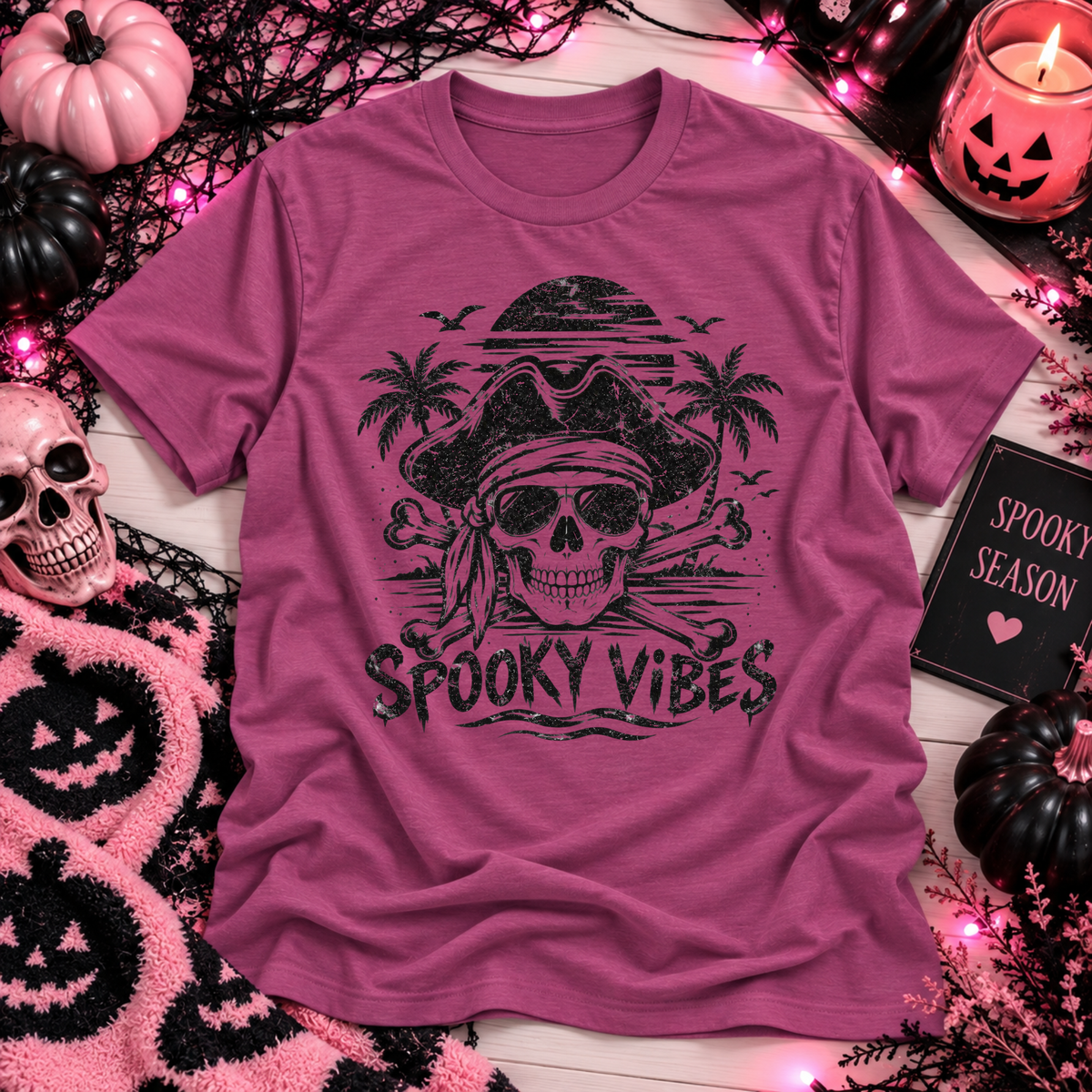 💀Spooky Vibes Skeleton Tee☠️