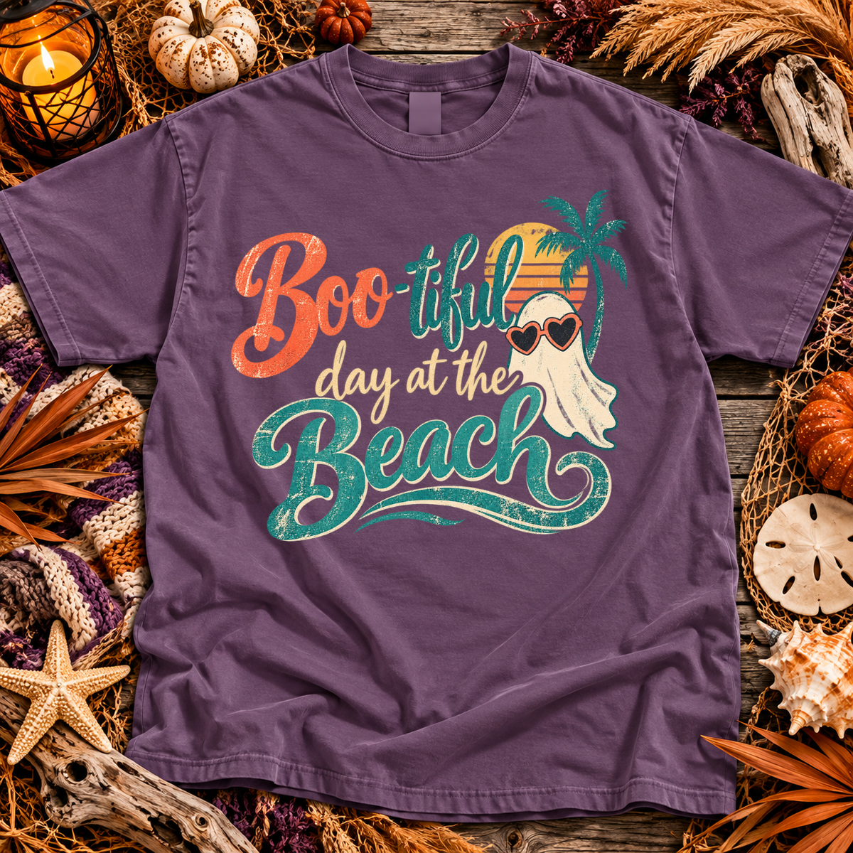 Boo-tiful Day at the Beach Fall T-Shirt
