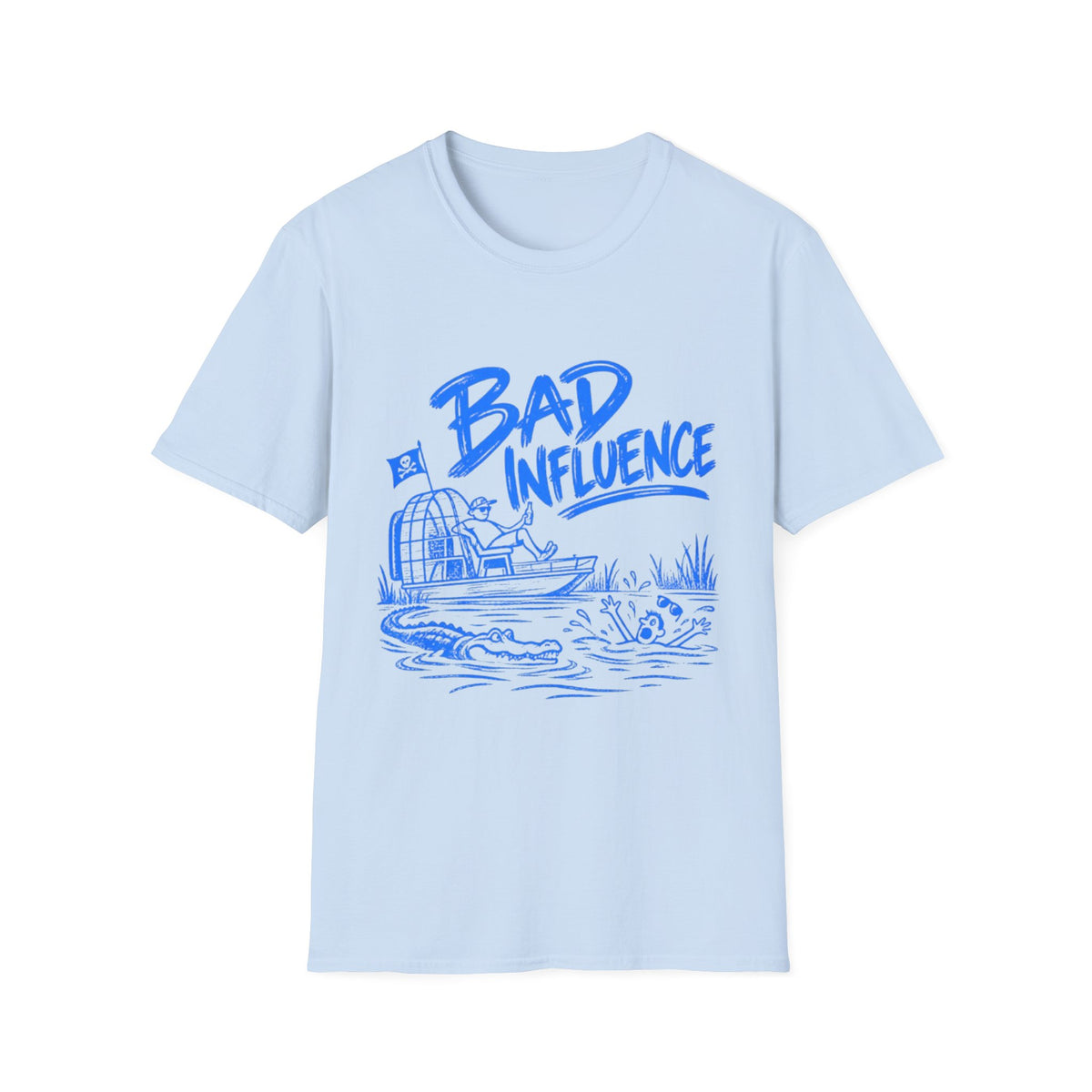Bad Influence Fish Shirt Offshore Fishing T-Shirt