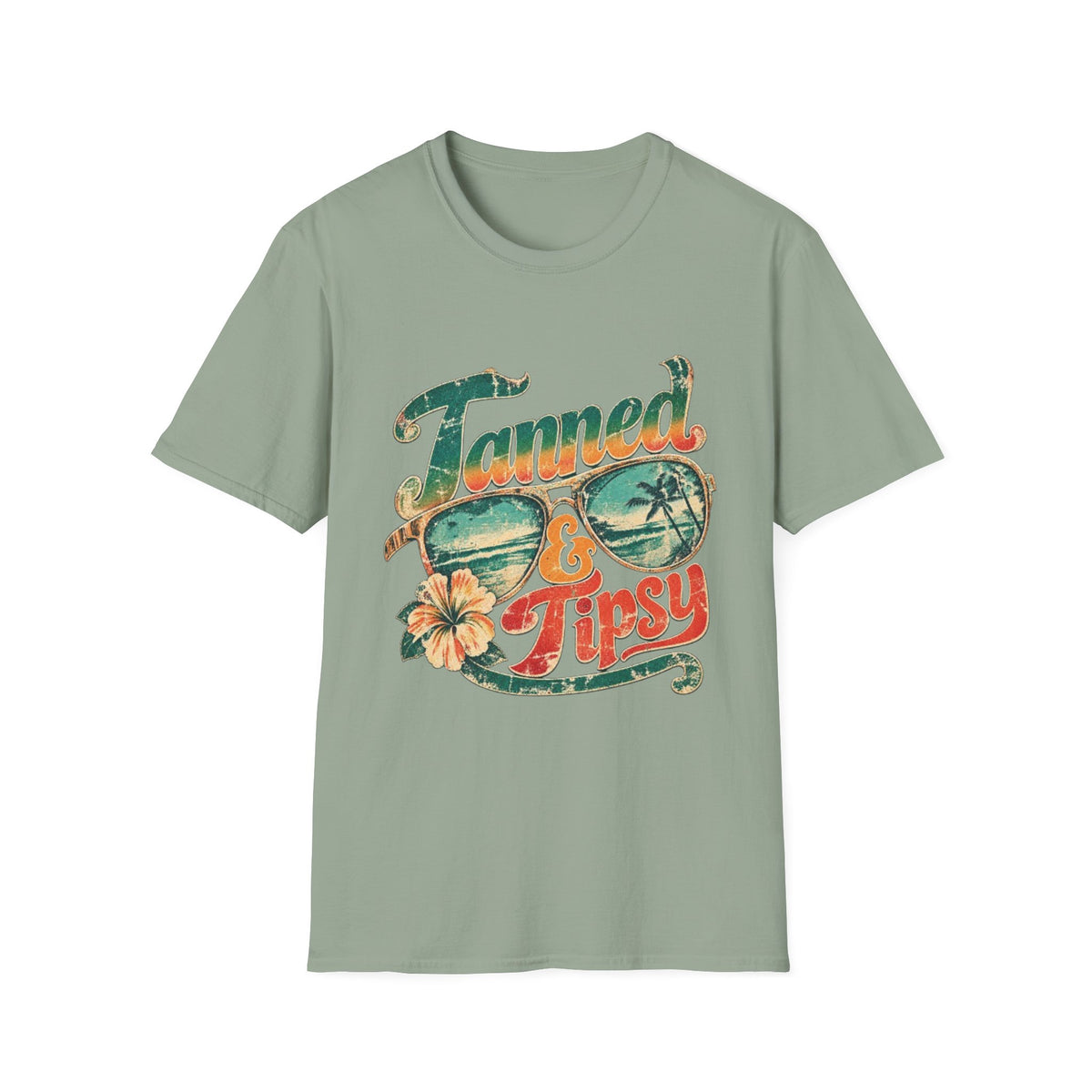 Tanned and Tipsy Coastal T-Shirt