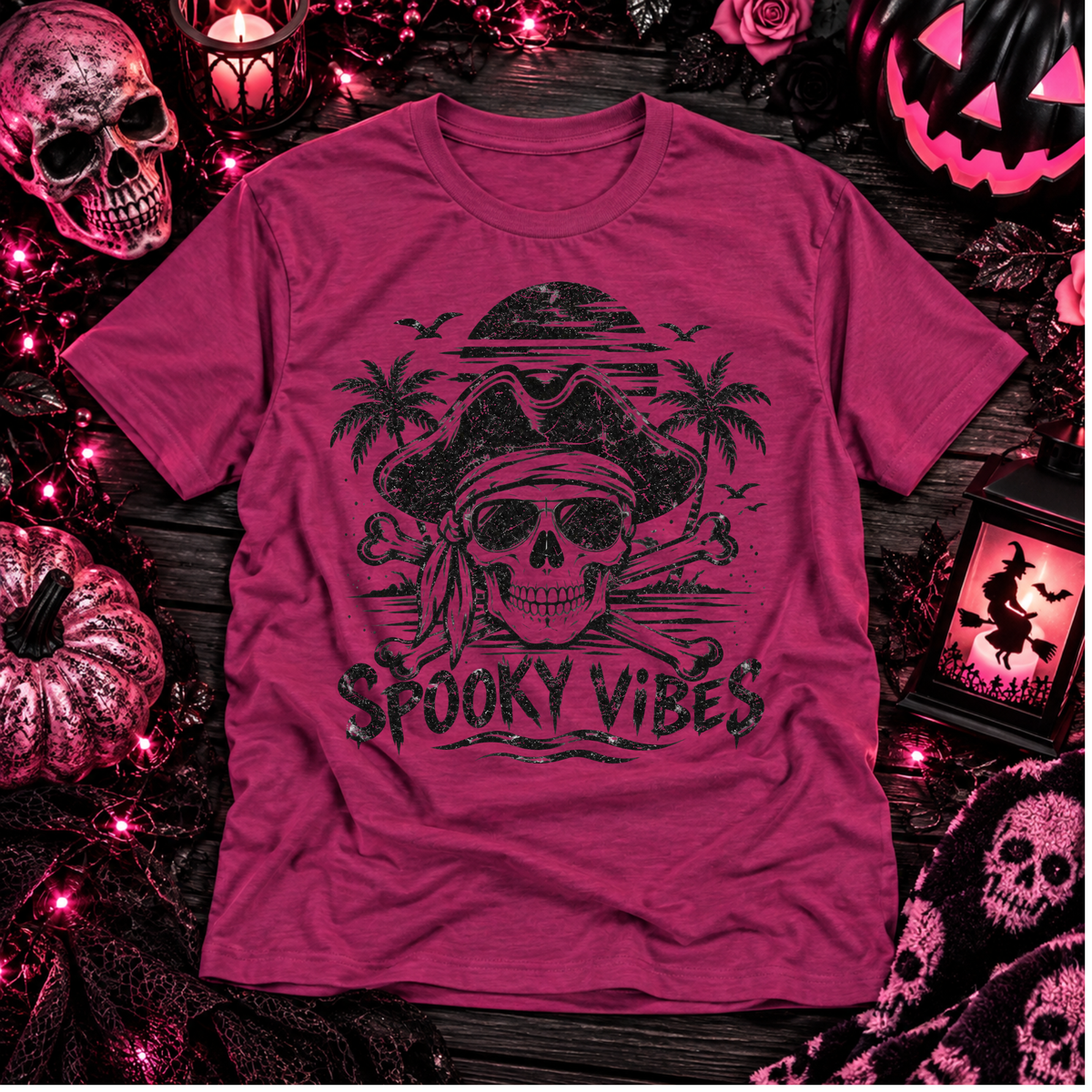 💀Spooky Vibes Skeleton Tee☠️