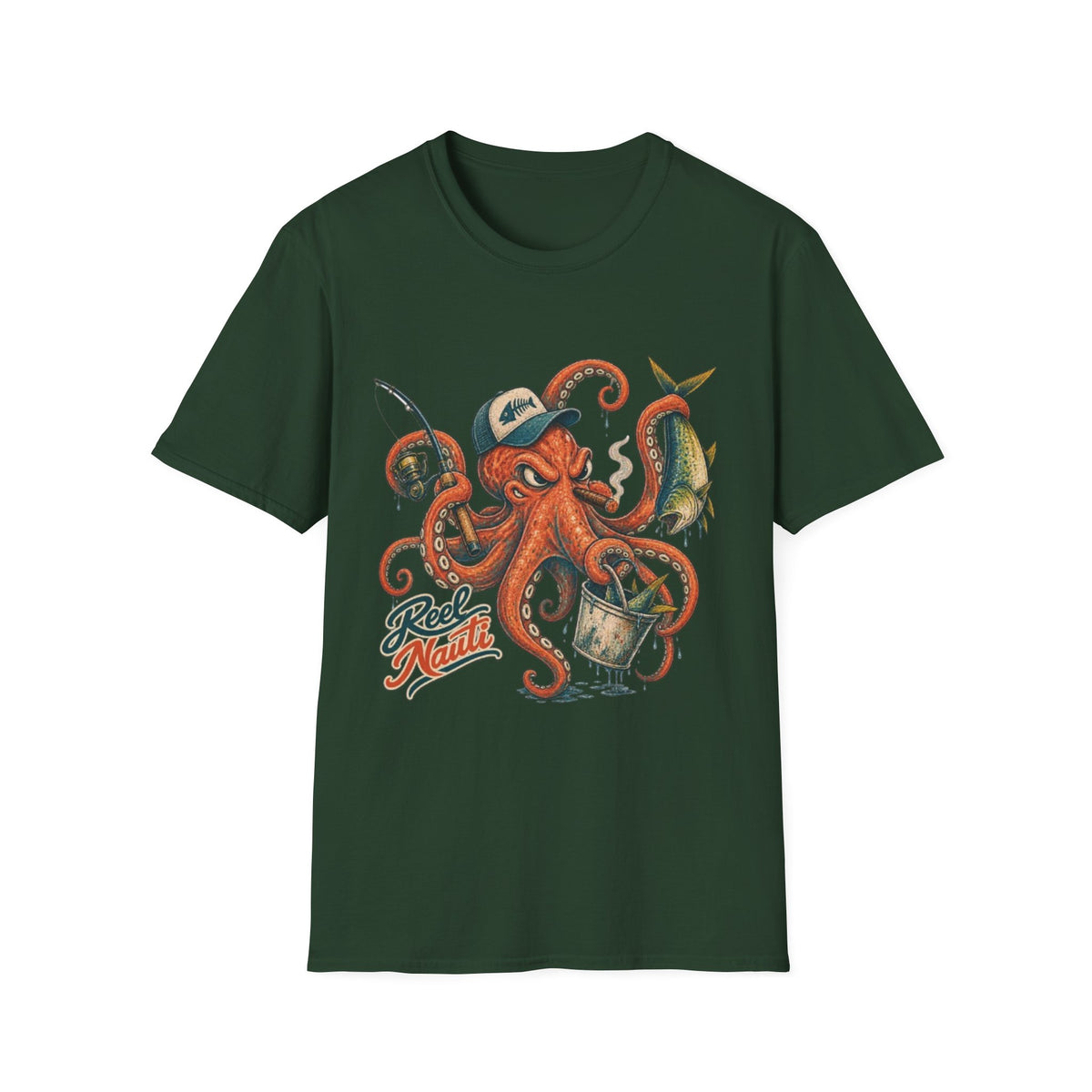 Reel Nauti Octopus Offshore Fishing T-Shirt