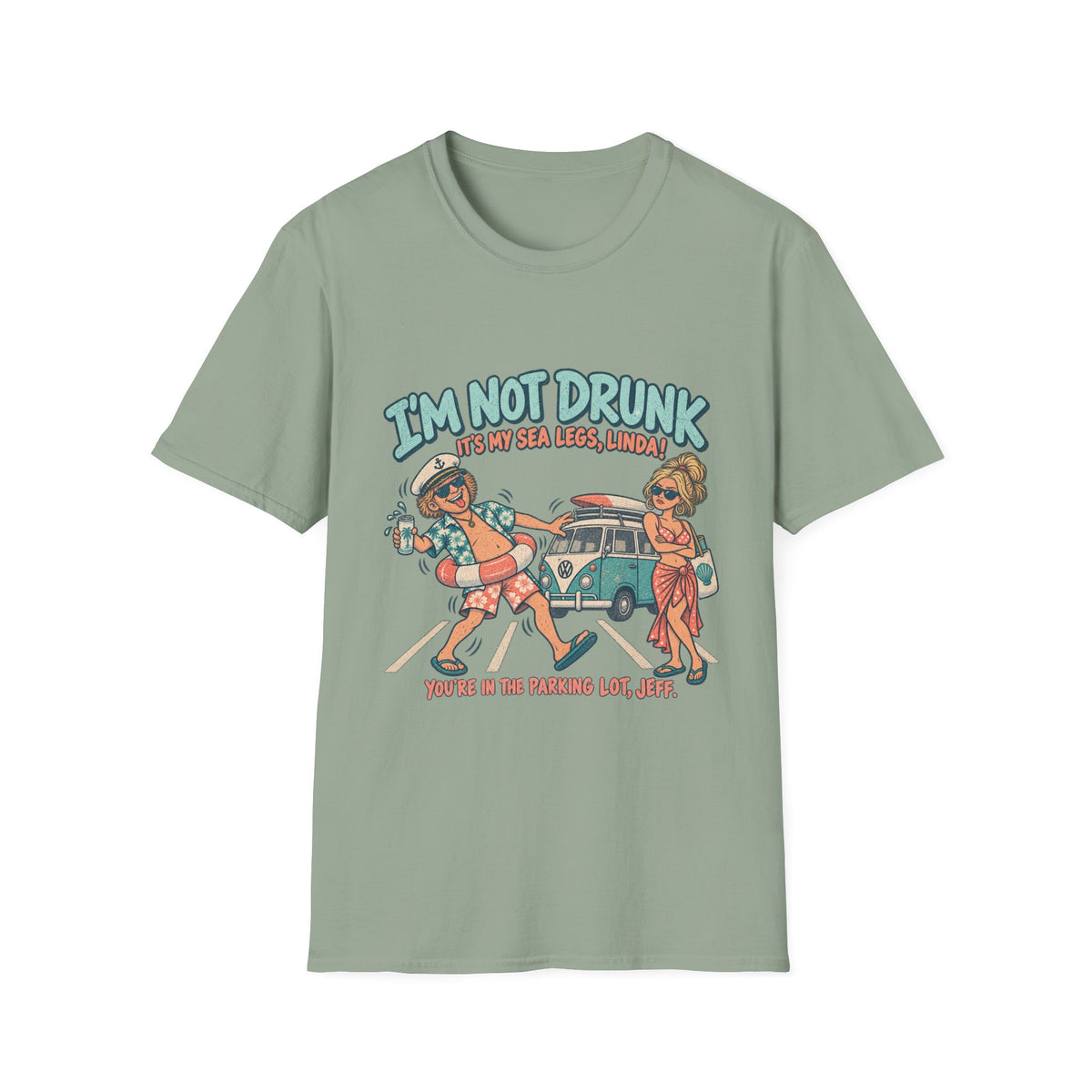 I Am Not Drunk Linda  Coastal T-Shirt