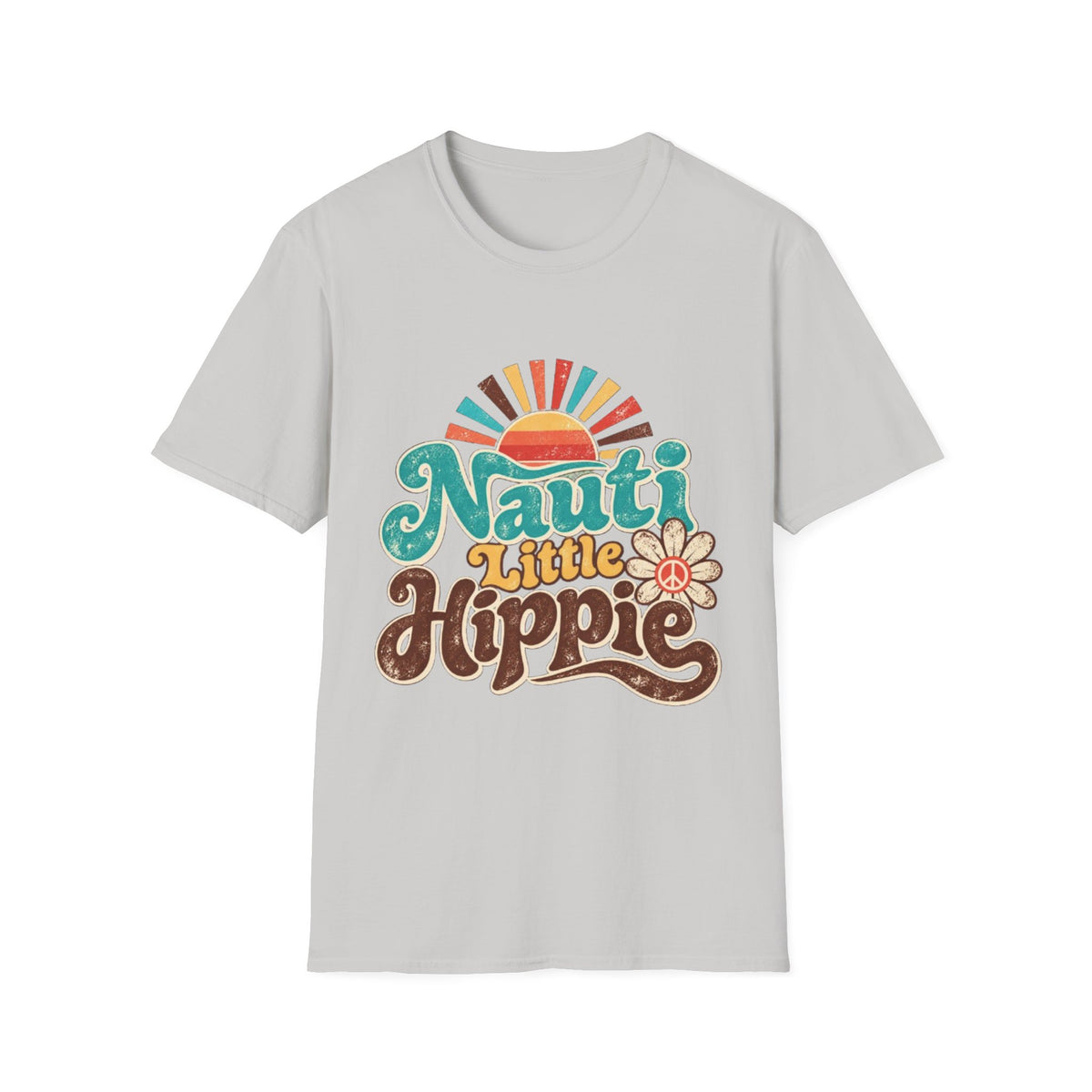 Nauti Little Hippie Retro Coastal Beach T-Shirt