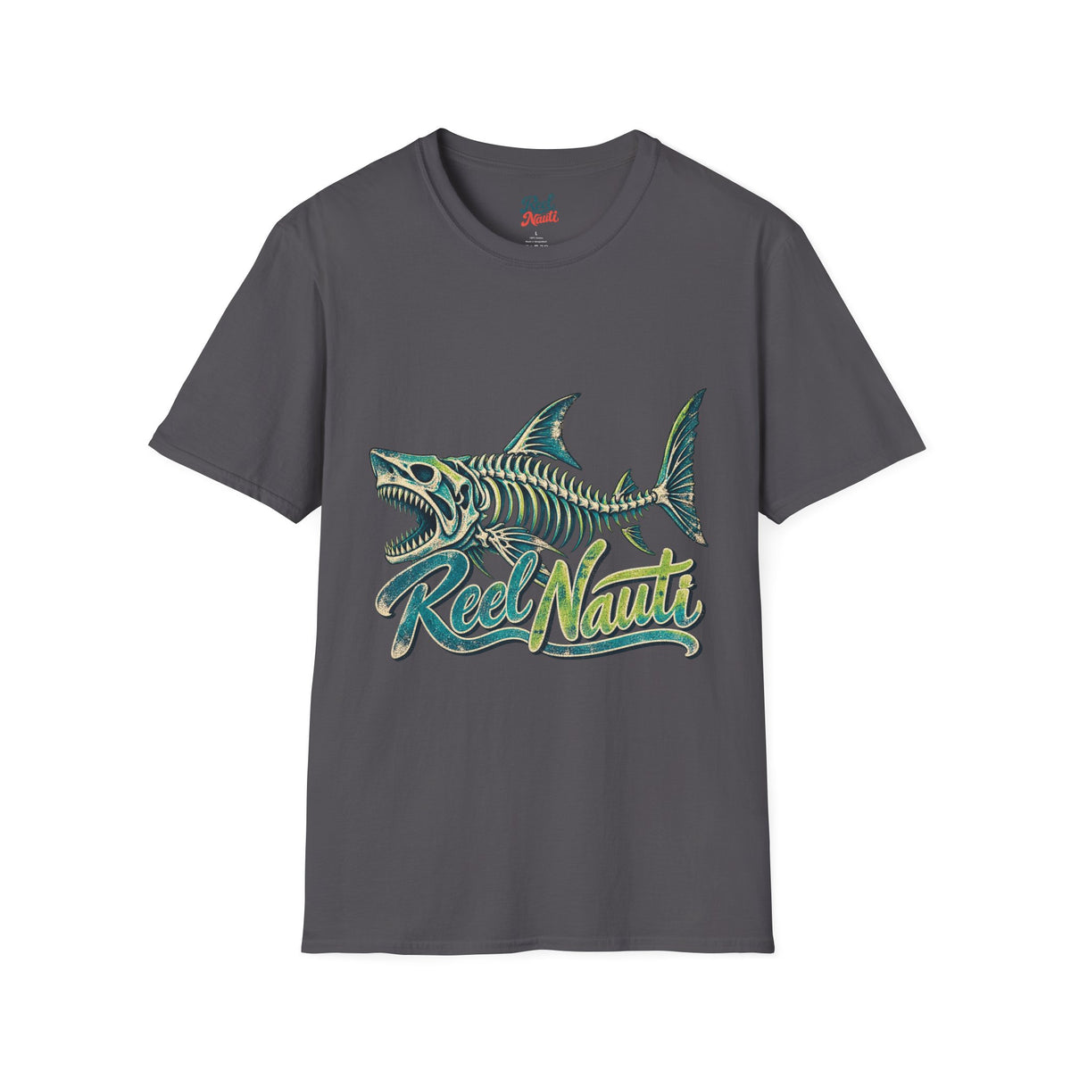 Reel Nauti Offshore Fishing Shark #1 Collection Softstyle T-Shirt