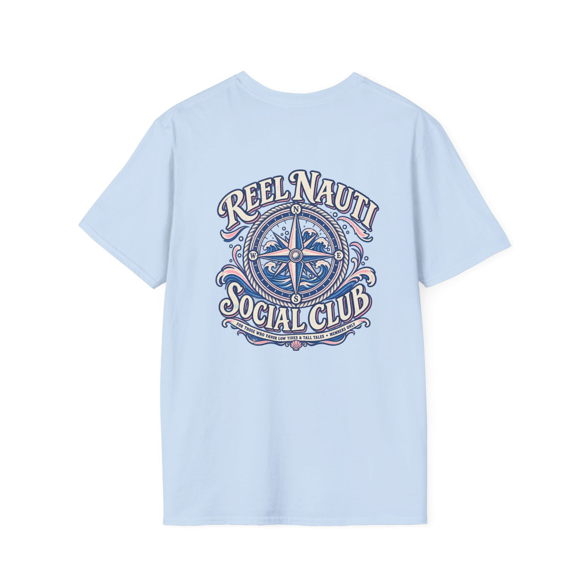 Reel Nauti Social Club Soft Shirt Sleeve Coastal Tee