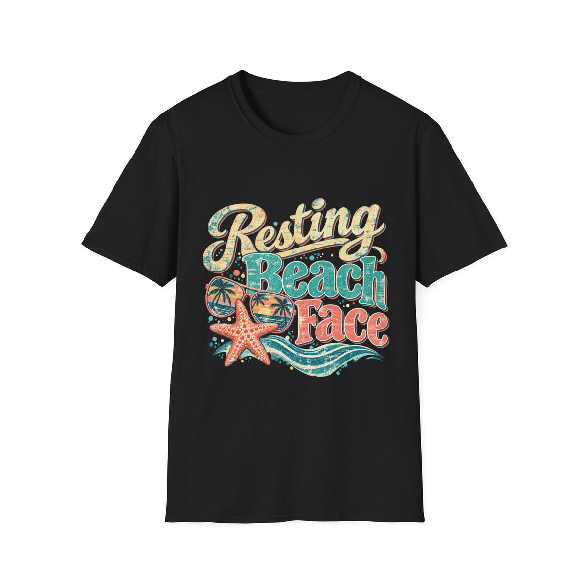 Resting Beach Face T-Shirt