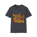 Reel Nauti Shark Red Offshore Retro T-Shirt