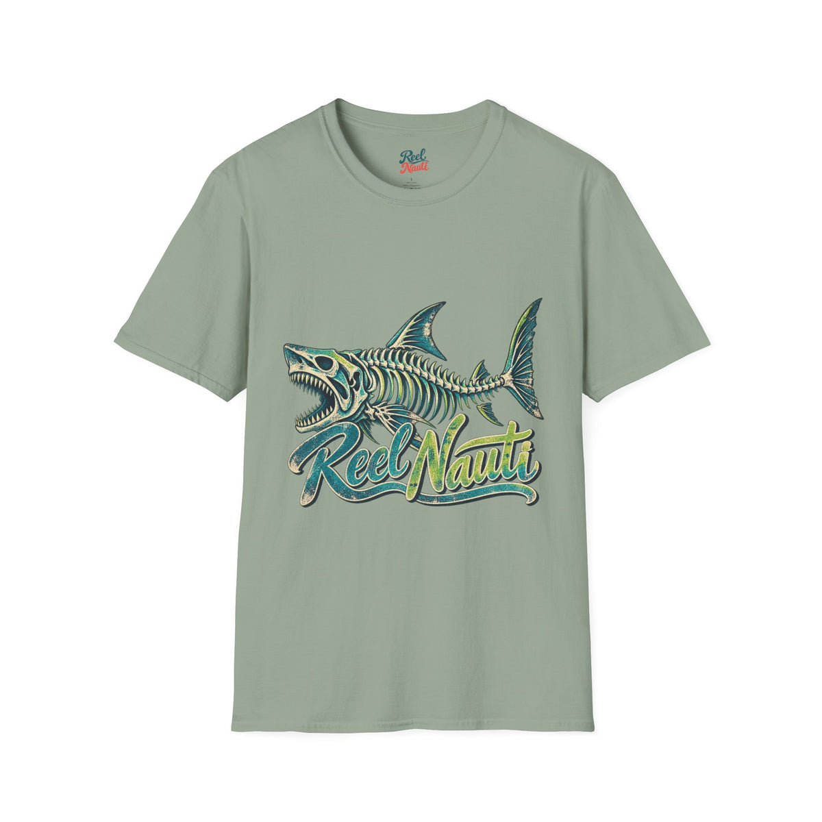 Reel Nauti Offshore Fishing Shark #1 Collection Softstyle T-Shirt