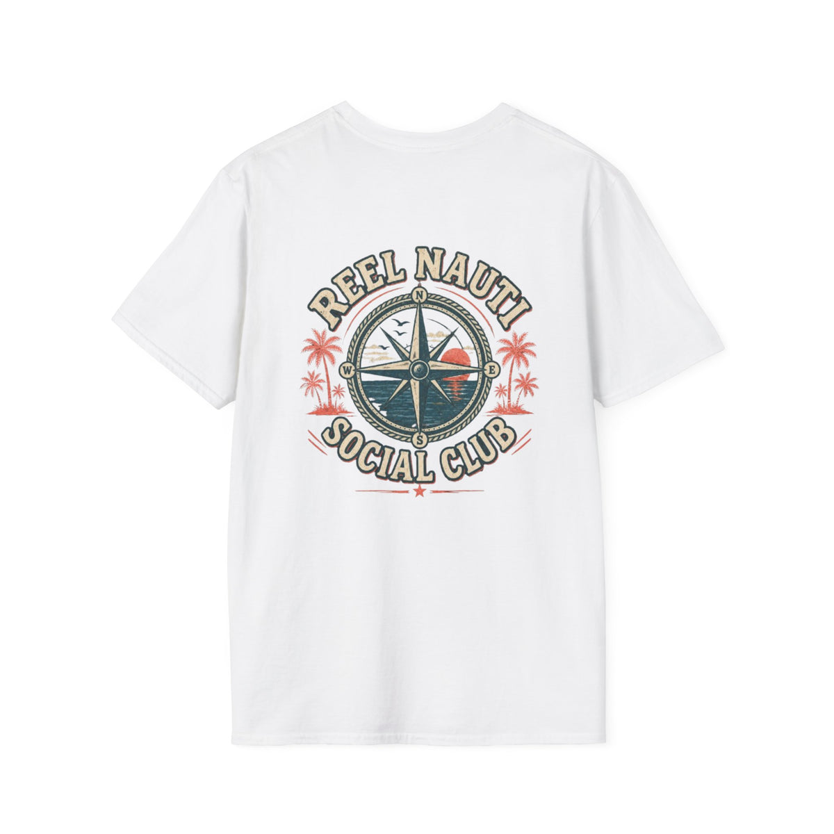 Reel Nauti Social Club Coastal Tee