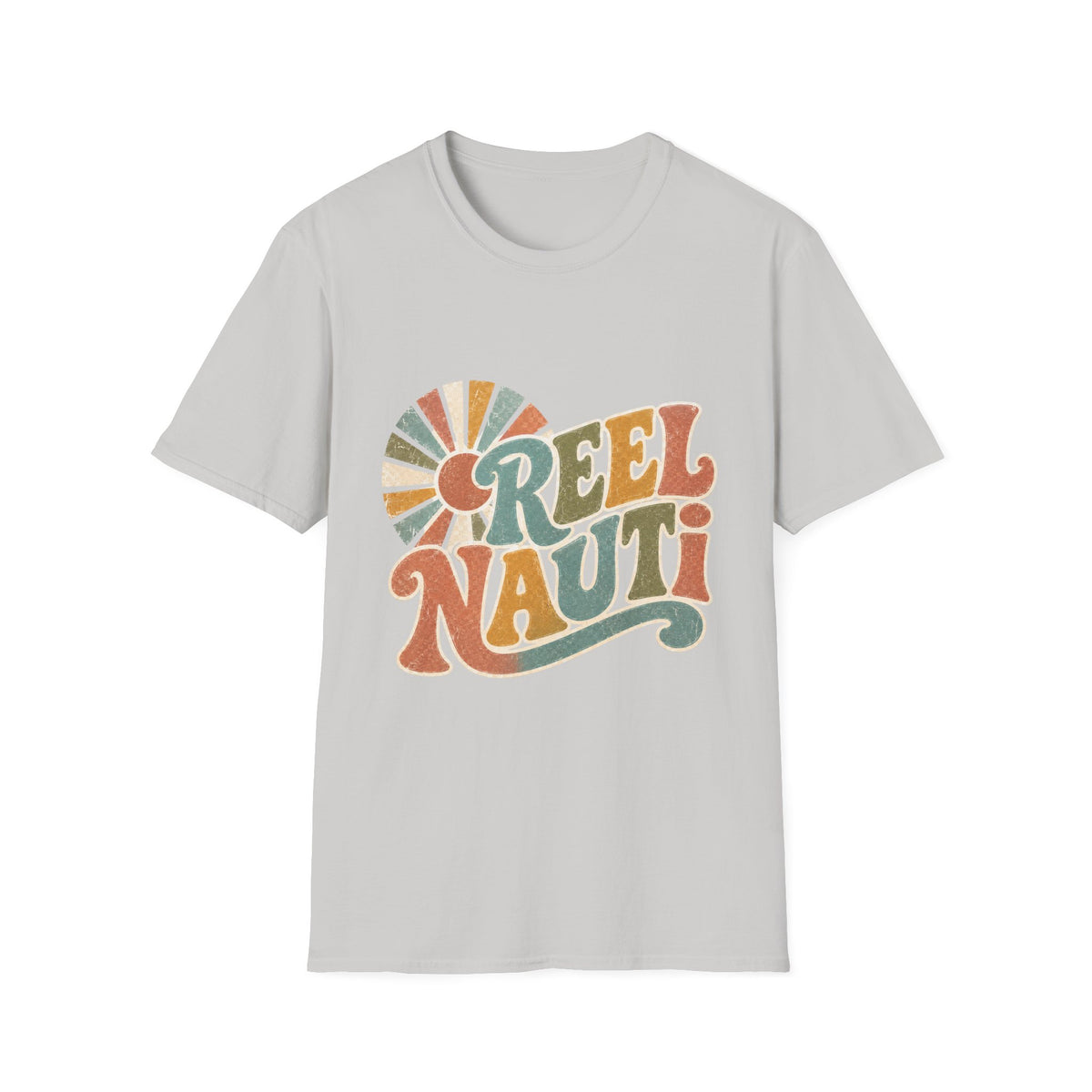 Reel Nauti Retro Fishing T‑Shirt