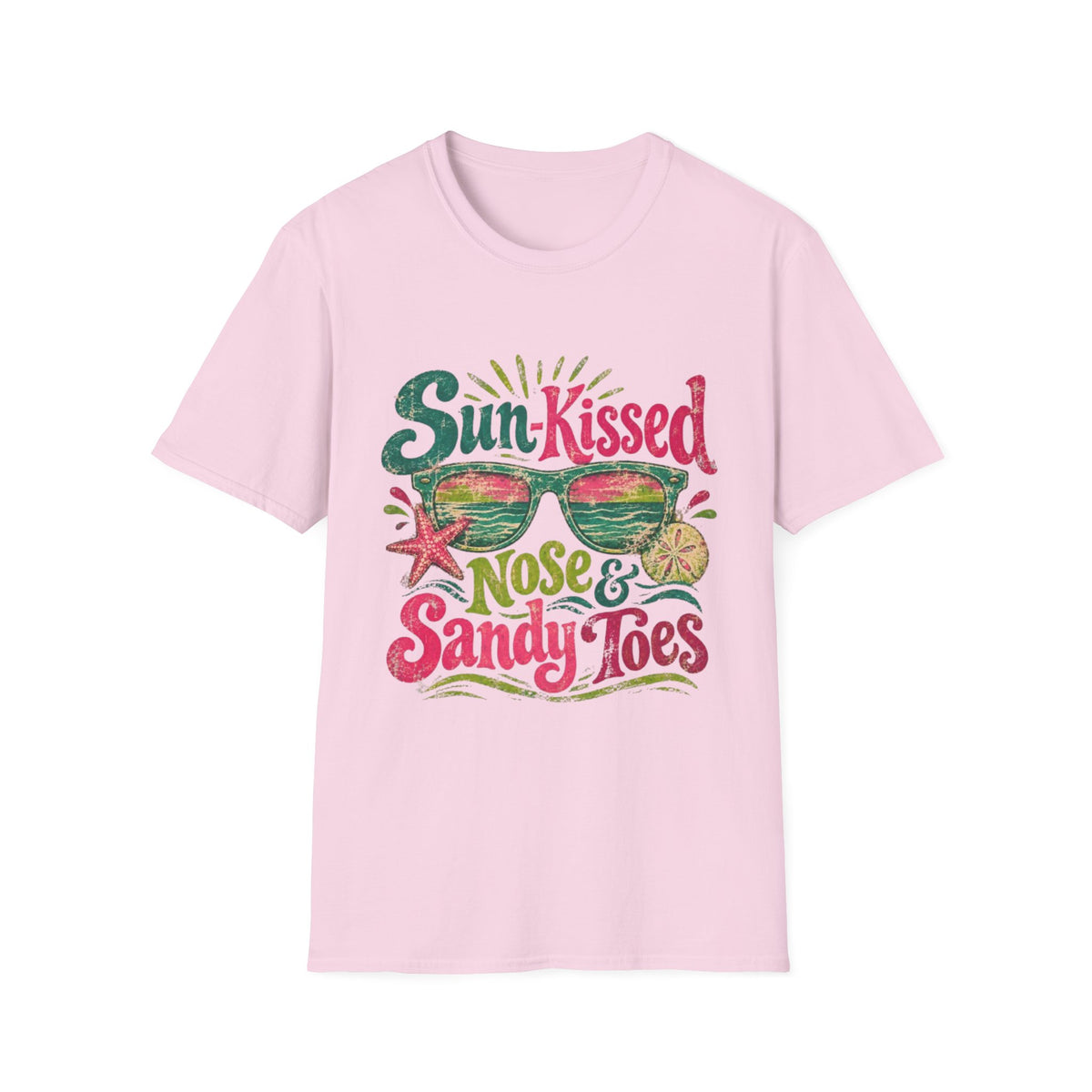 Sun-Kissed Nose and Sandy Toes Sleeve T-Shirt