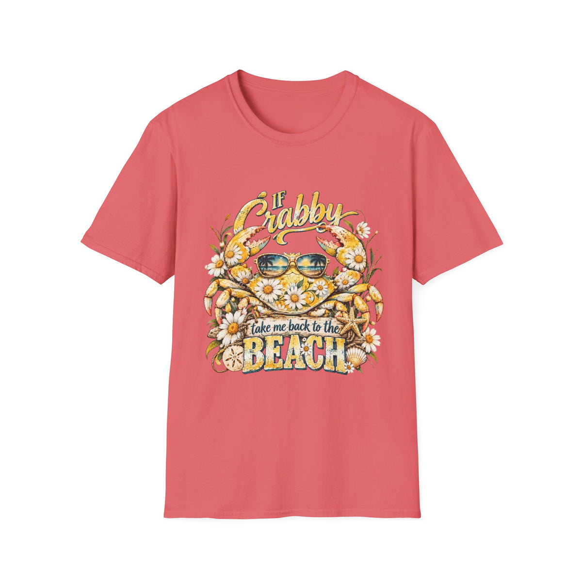 If Crabby Return To Beach Coastal Beach T-Shirt