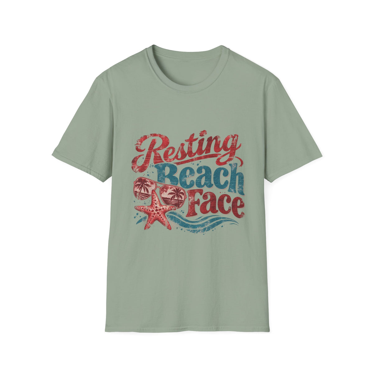 Resting Beach Face T-Shirt