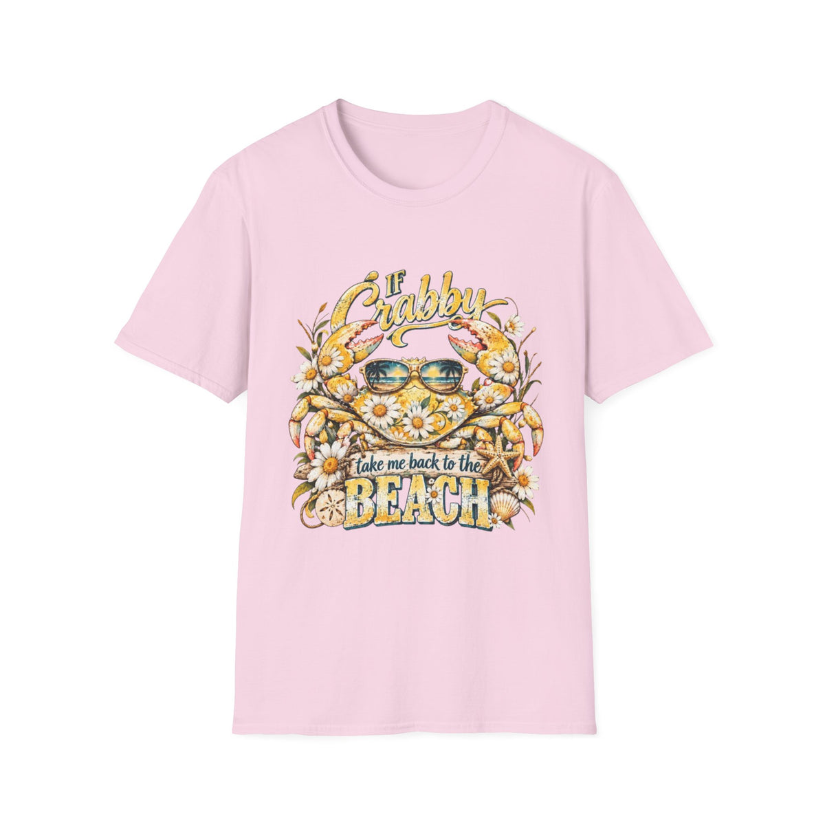 If Crabby Return To Beach Coastal Beach T-Shirt