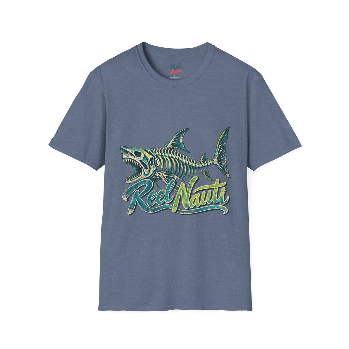 Reel Nauti Offshore Fishing Shark #1 Collection Softstyle T-Shirt