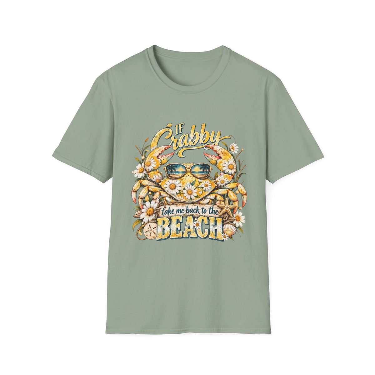 If Crabby Return To Beach Coastal Beach T-Shirt