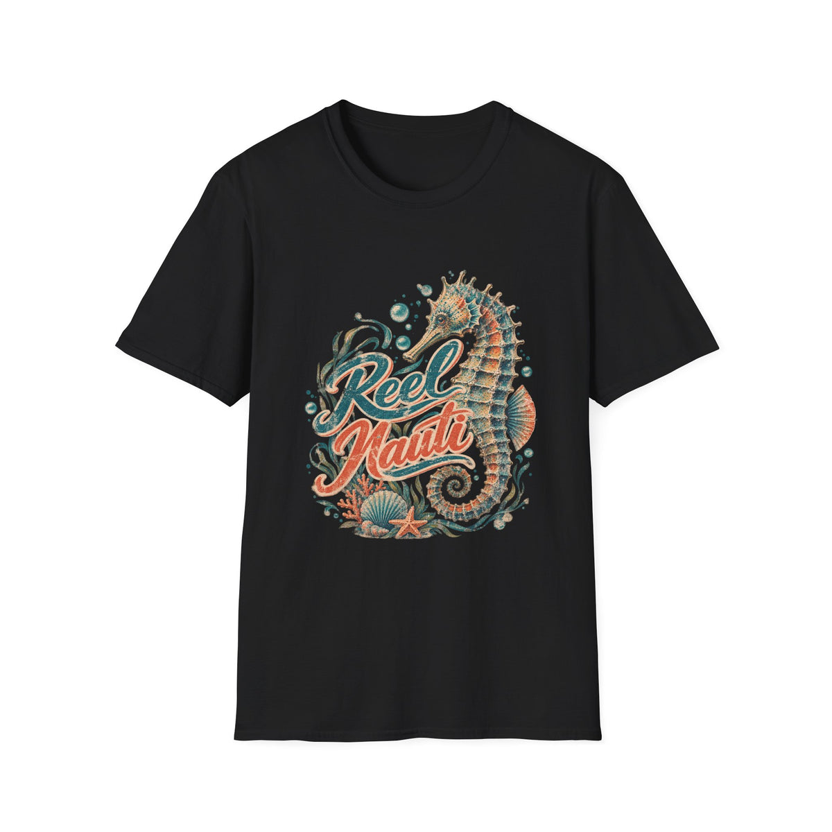 Reel Nauti Sea Horse Offshore Fishing T-Shirt