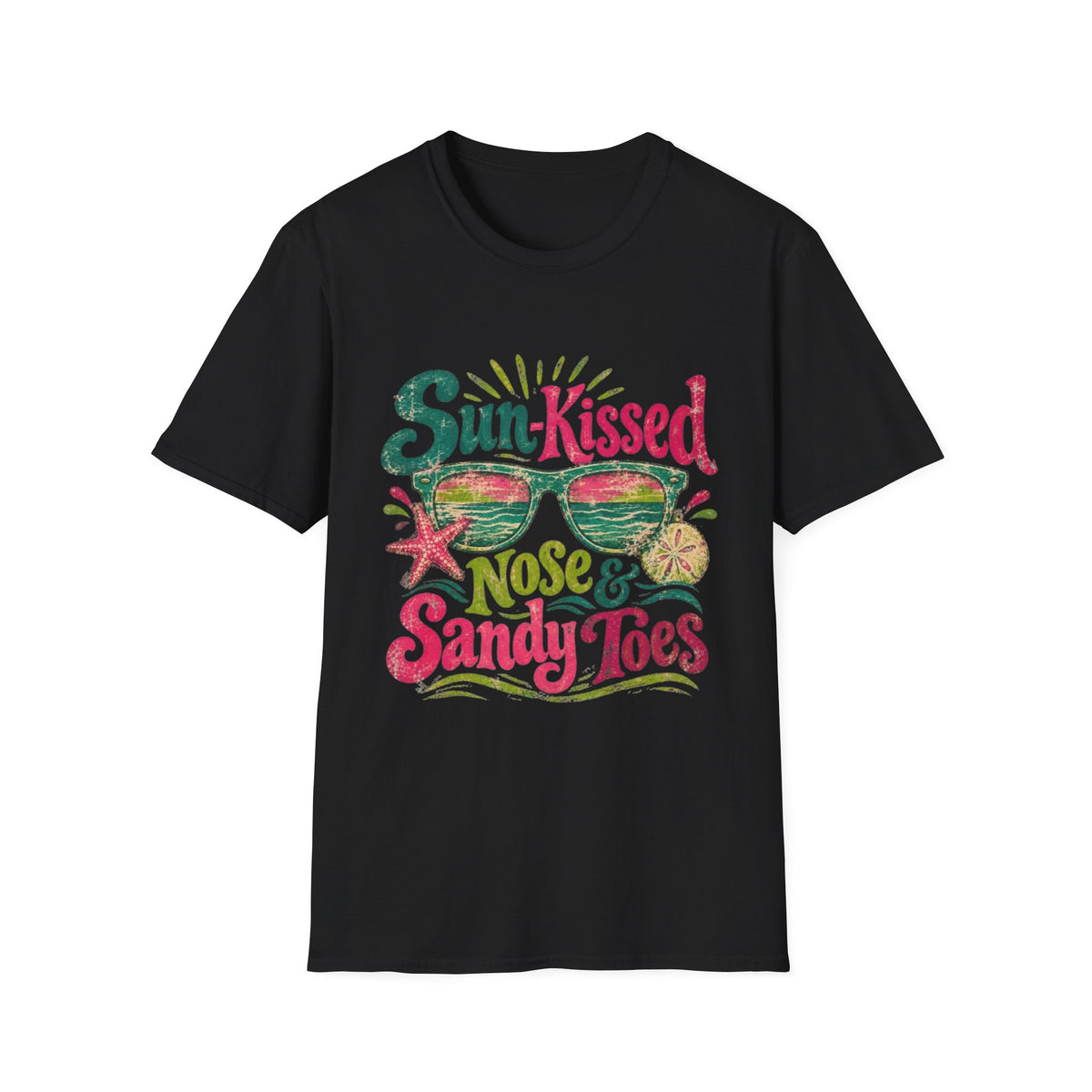 Sun-Kissed Nose and Sandy Toes Sleeve T-Shirt