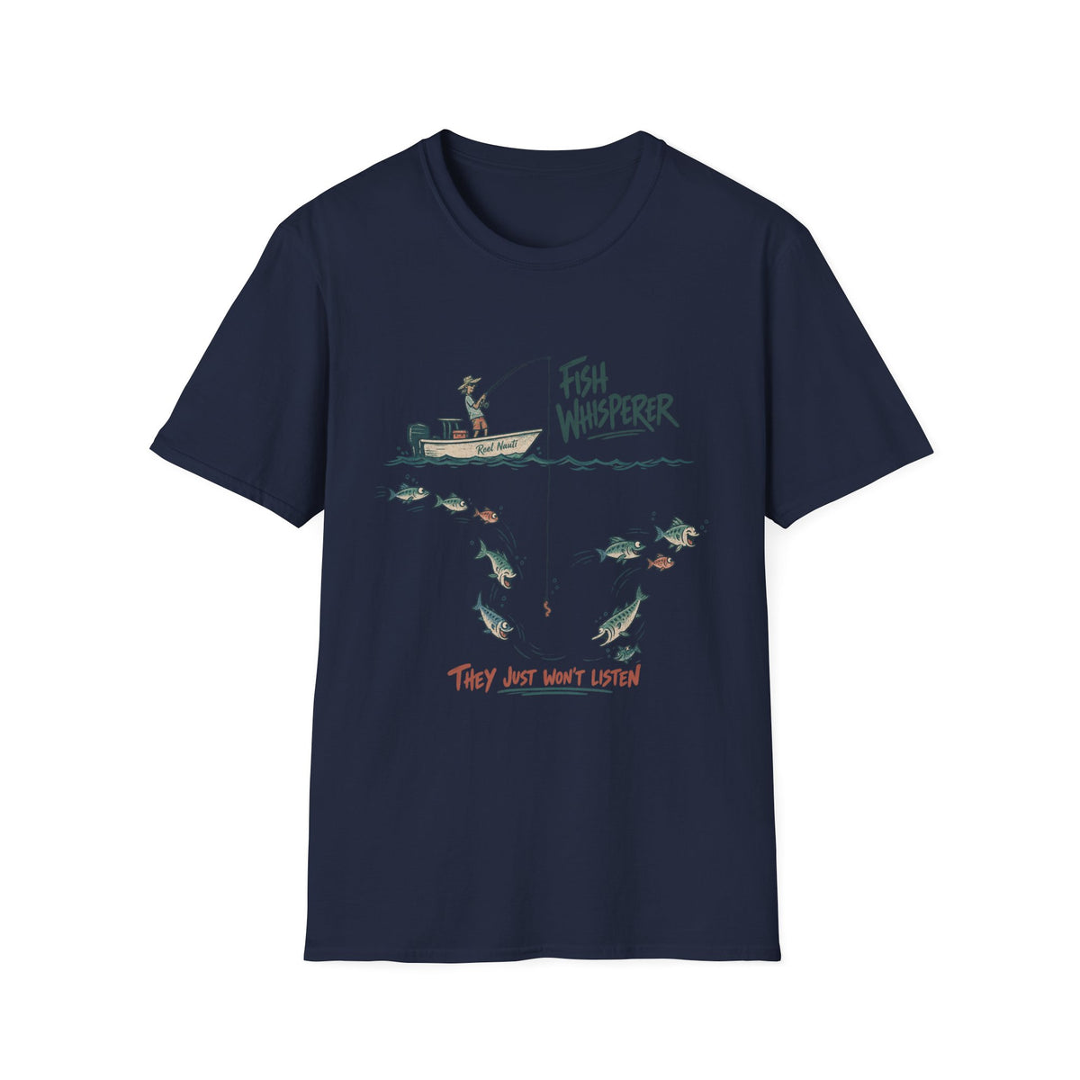 Reel Nauti Fish Whisperer Coastal T-Shirt