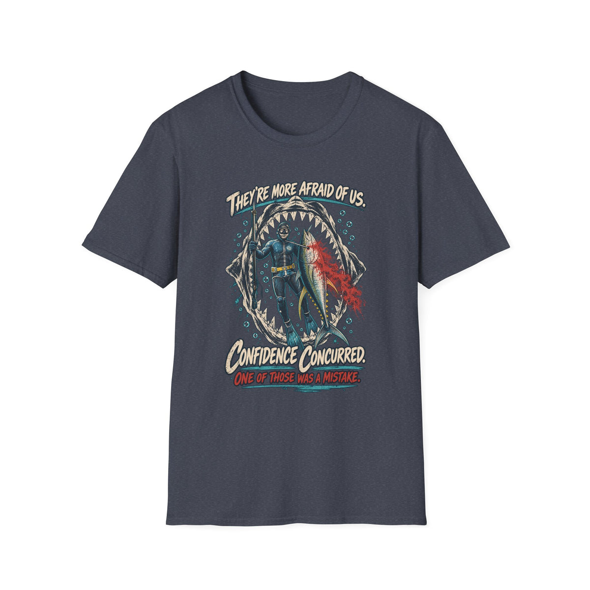 Spearfishing Confidence Offshore Fishing T-Shirt