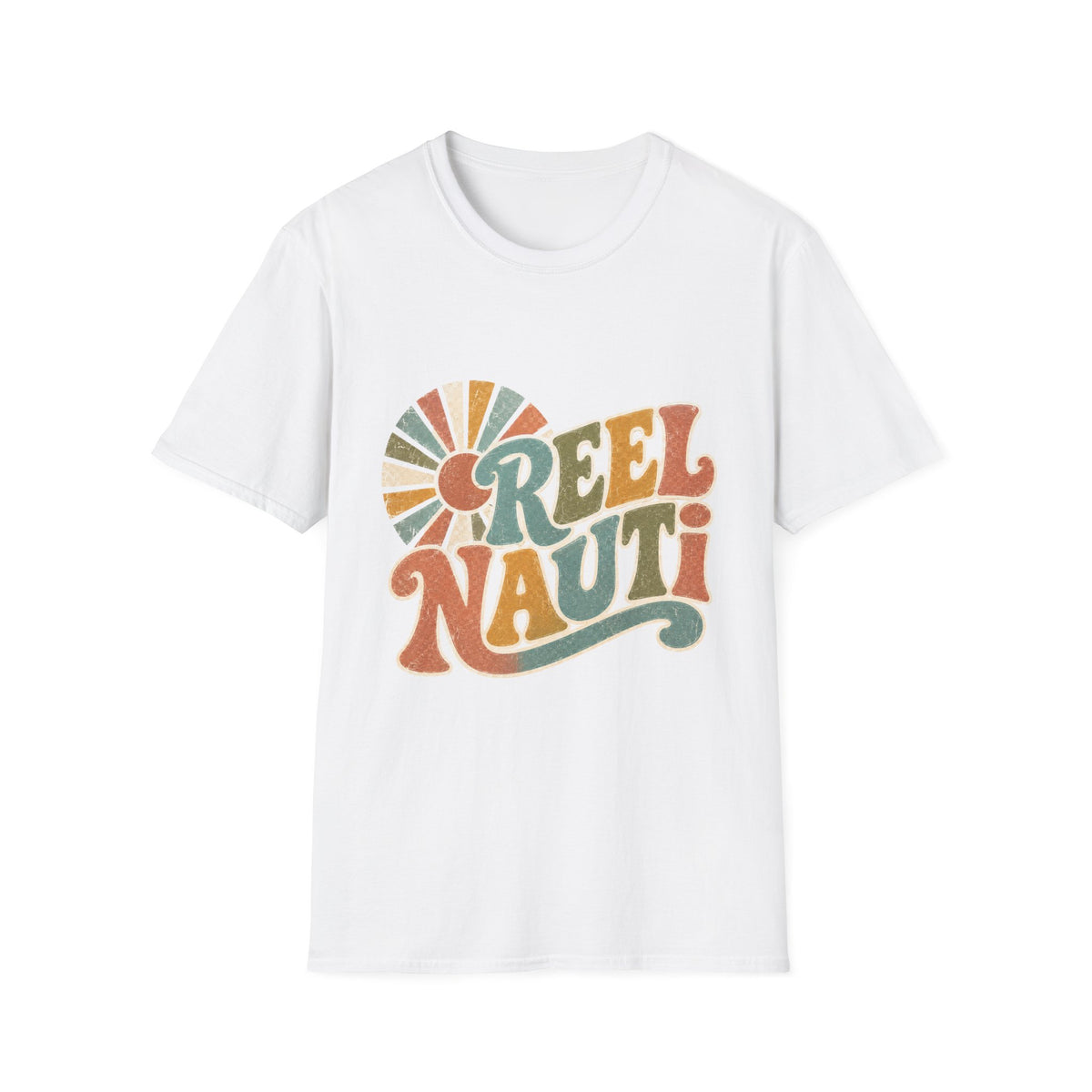 Reel Nauti Retro Fishing T‑Shirt