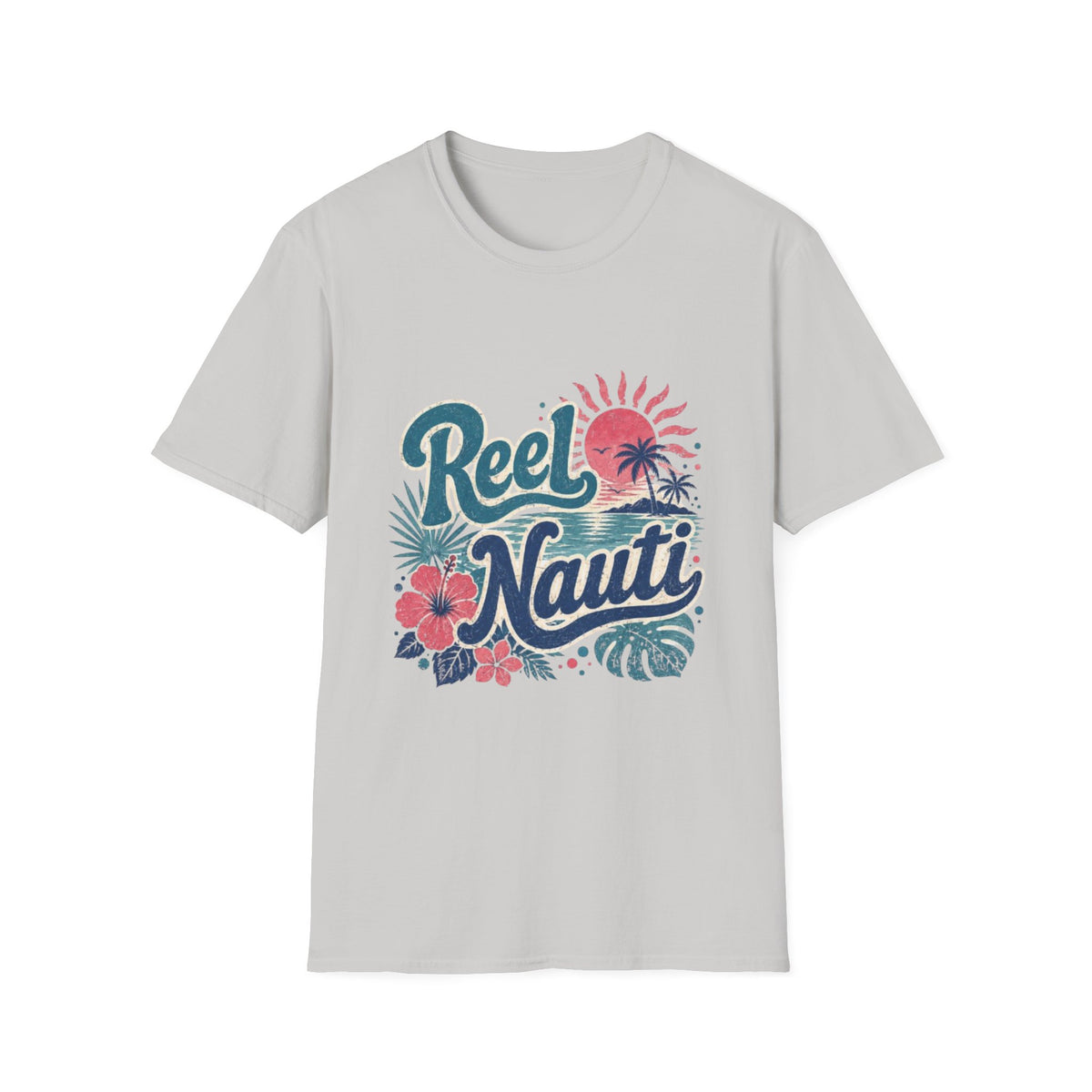 Reel Nauti Coastal Beach T-Shirt