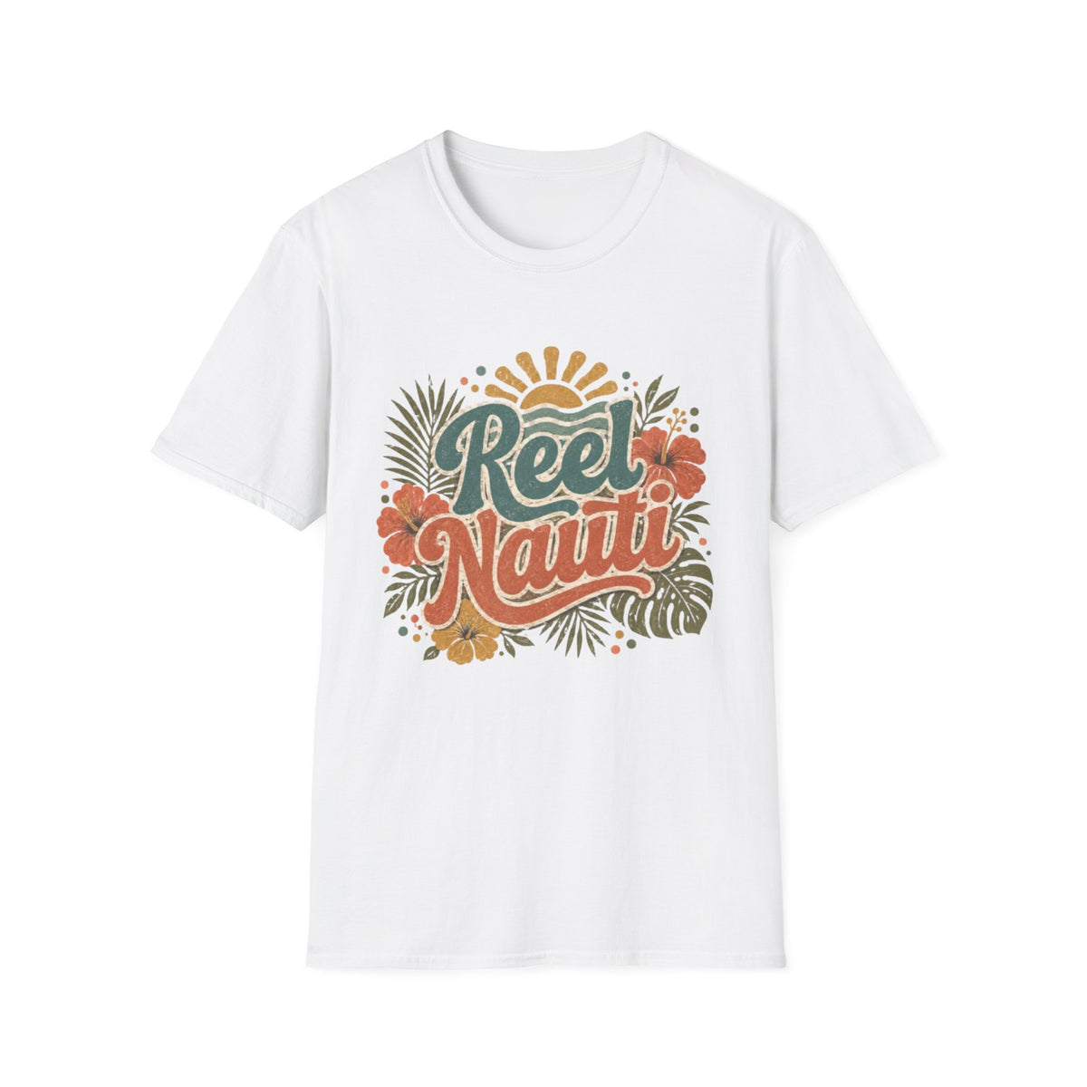 Reel Nauti Retro Floral  T-Shirt