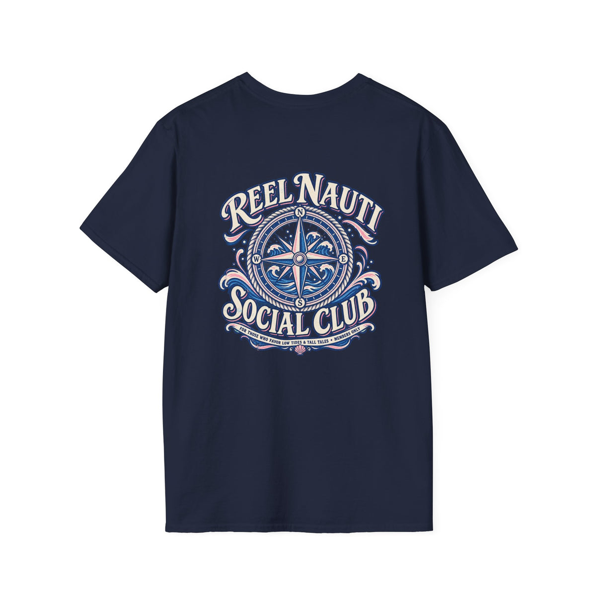 Reel Nauti Social Club Soft Shirt Sleeve Coastal Tee