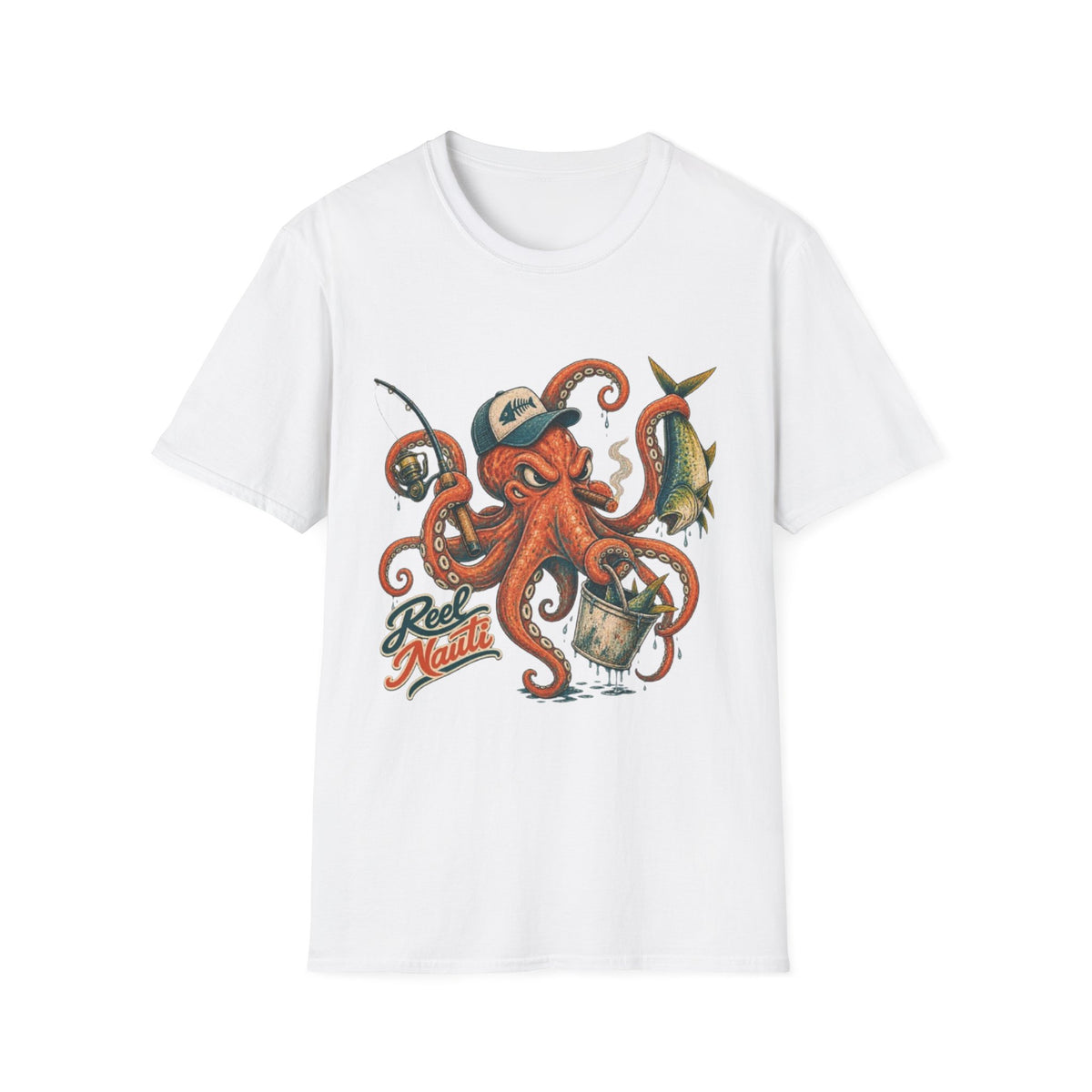 Reel Nauti Octopus Offshore Fishing T-Shirt