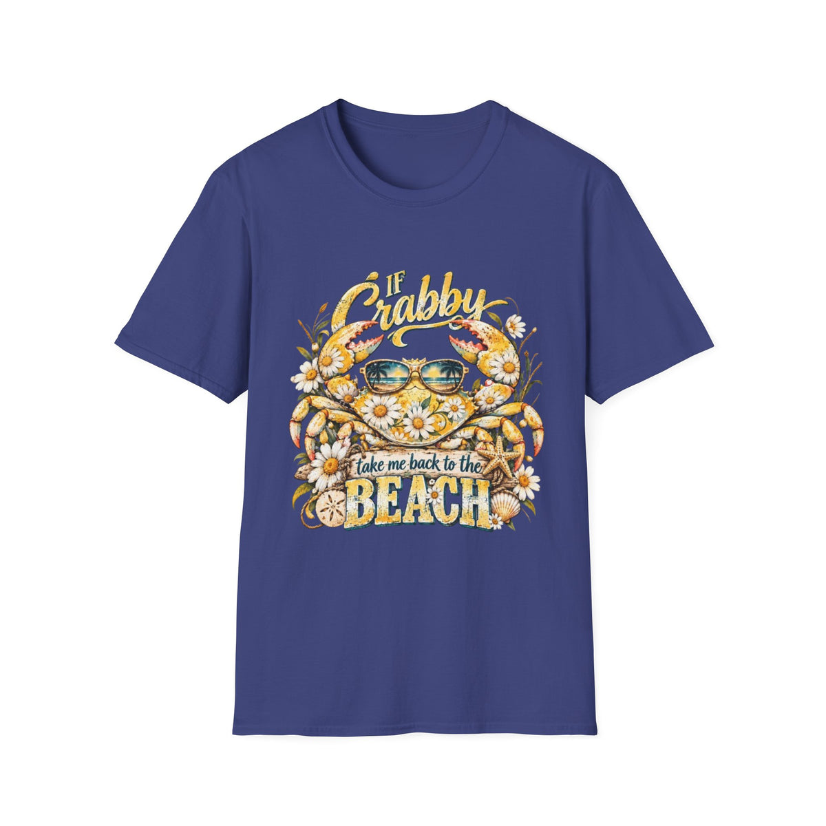 If Crabby Return To Beach Coastal Beach T-Shirt