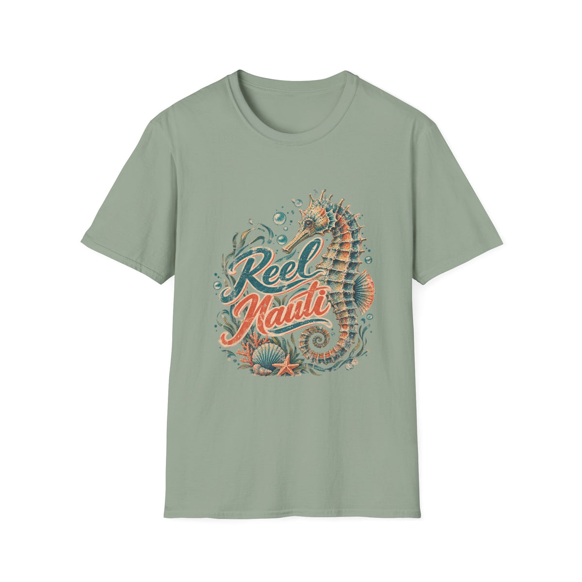 Reel Nauti Sea Horse Offshore Fishing T-Shirt