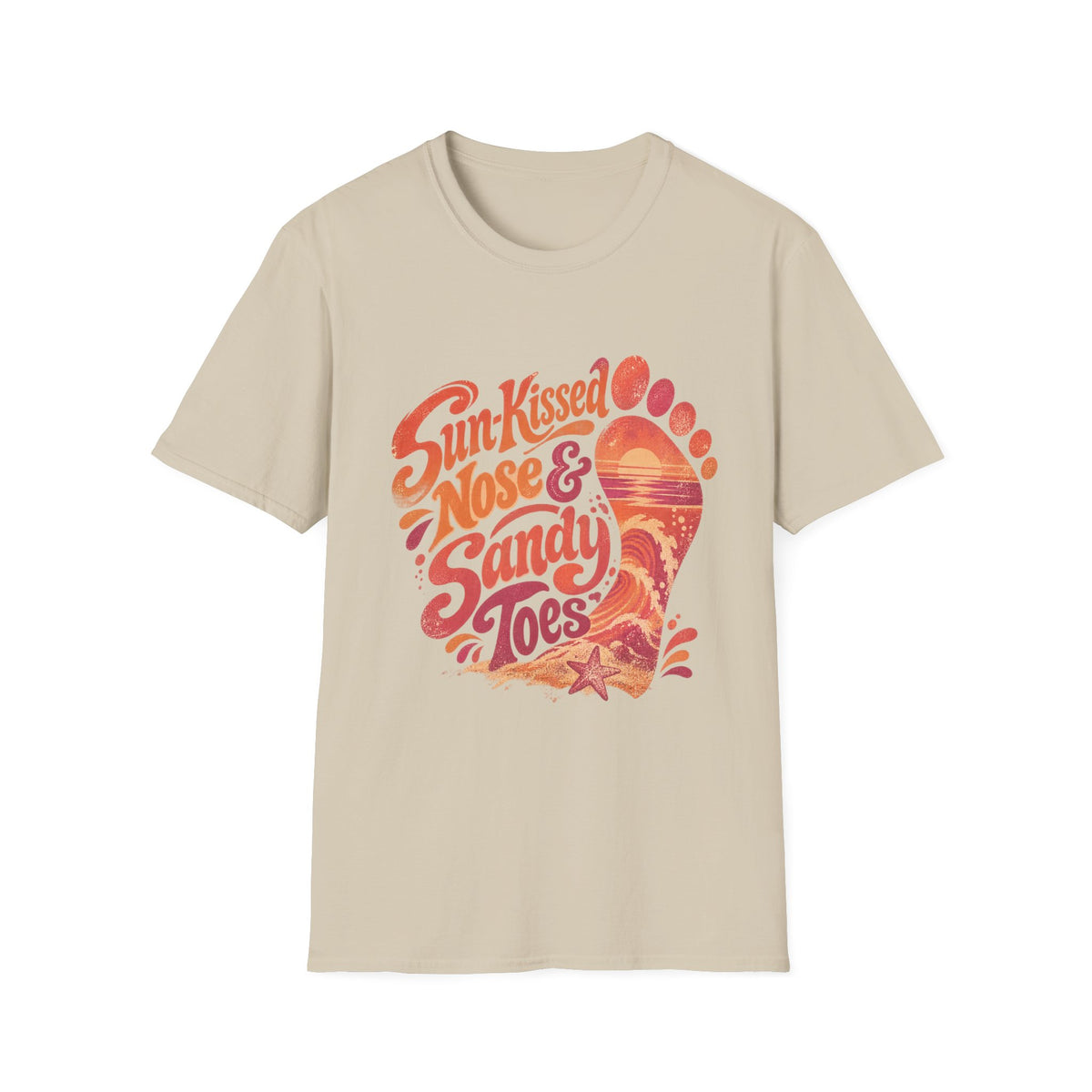 Peace Love & Fish Tales Coastal Beach T-Shirt