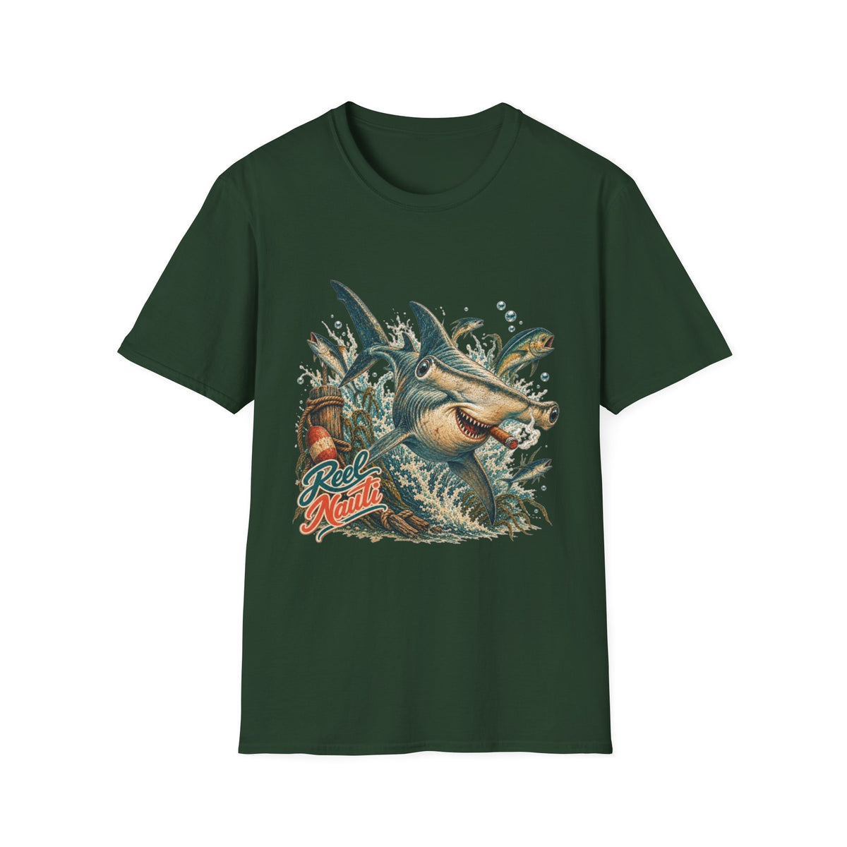 Reel Nauti Hammerhead Offshore Fishing T-Shirt