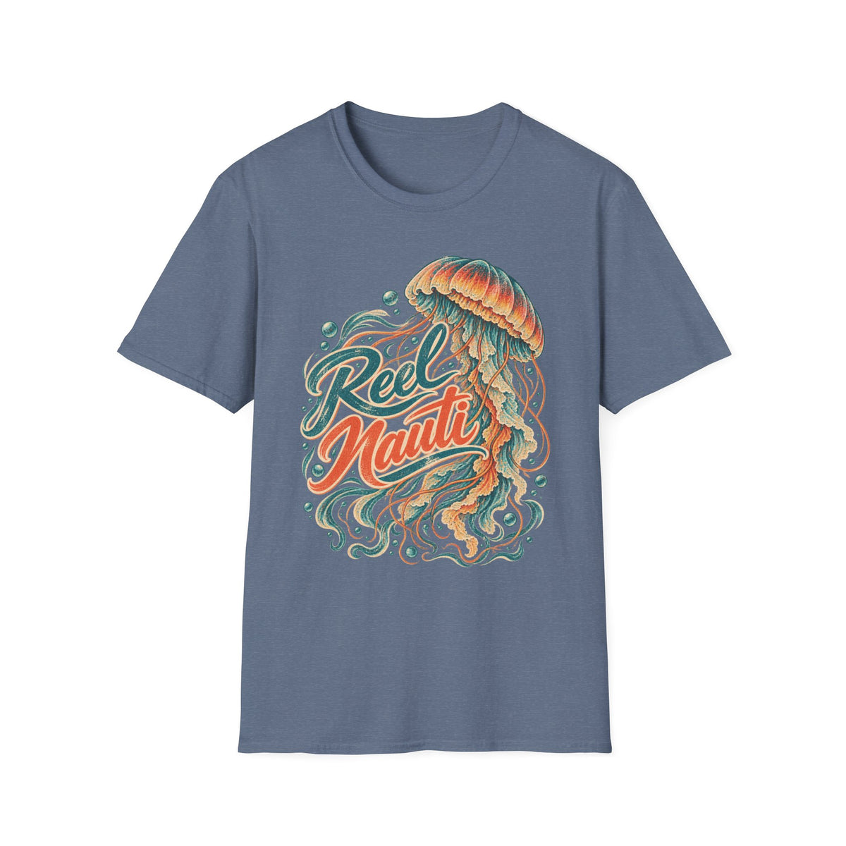 Reel Nauti Octopus Sea Life  T-Shirt