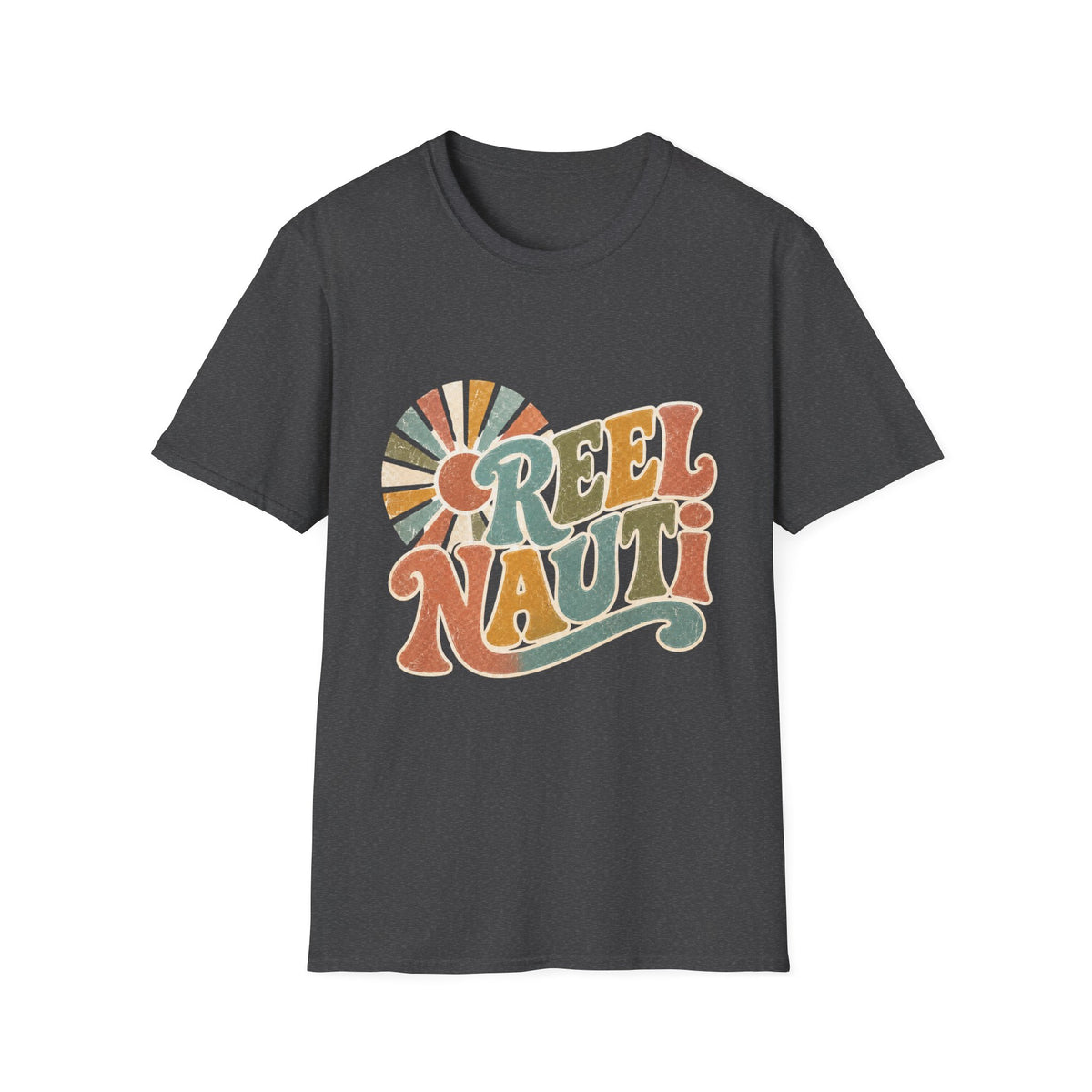 Reel Nauti Retro Fishing T‑Shirt