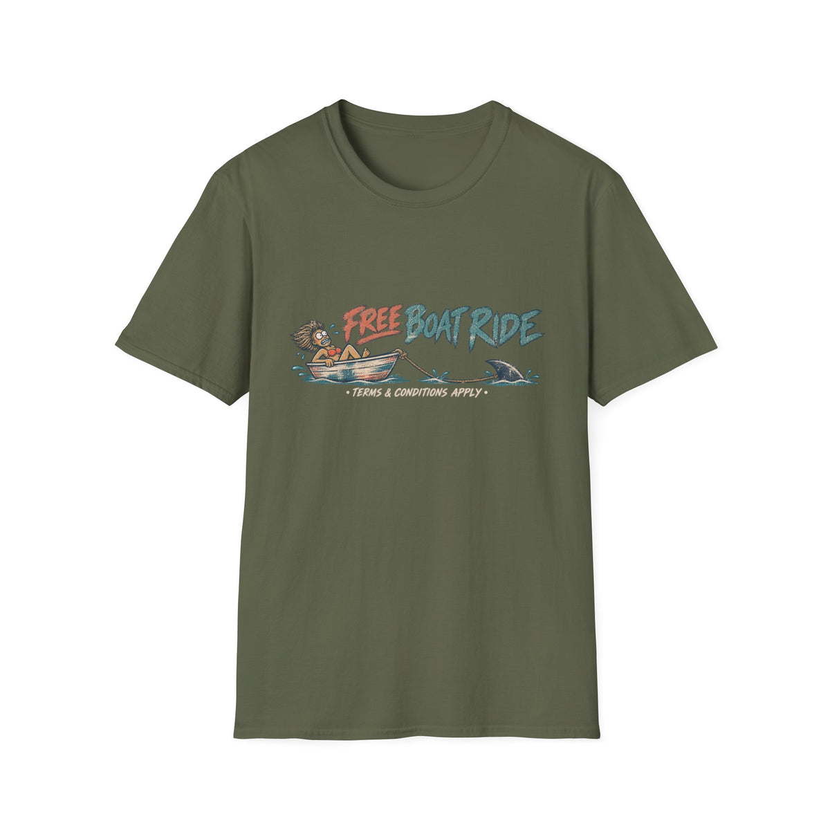 Free Boat Ride Coastal T-Shirt