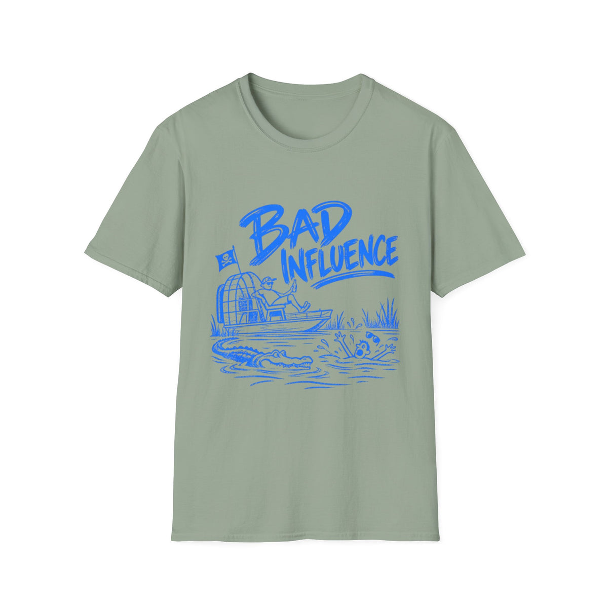 Bad Influence Fish Shirt Offshore Fishing T-Shirt