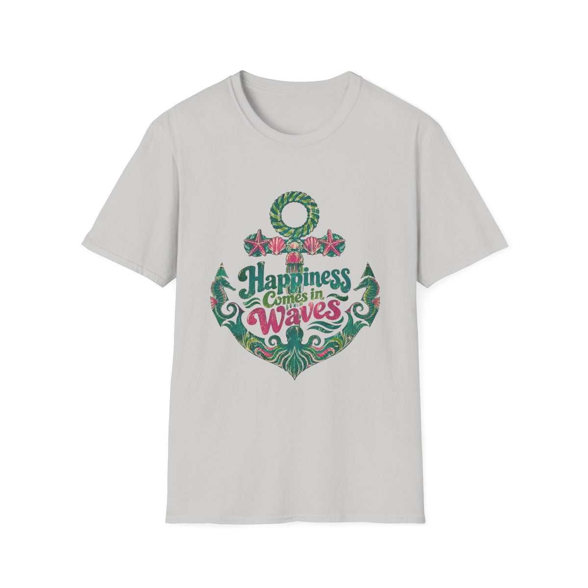 Nauti Little Hippie Retro Coastal Beach T-Shirt