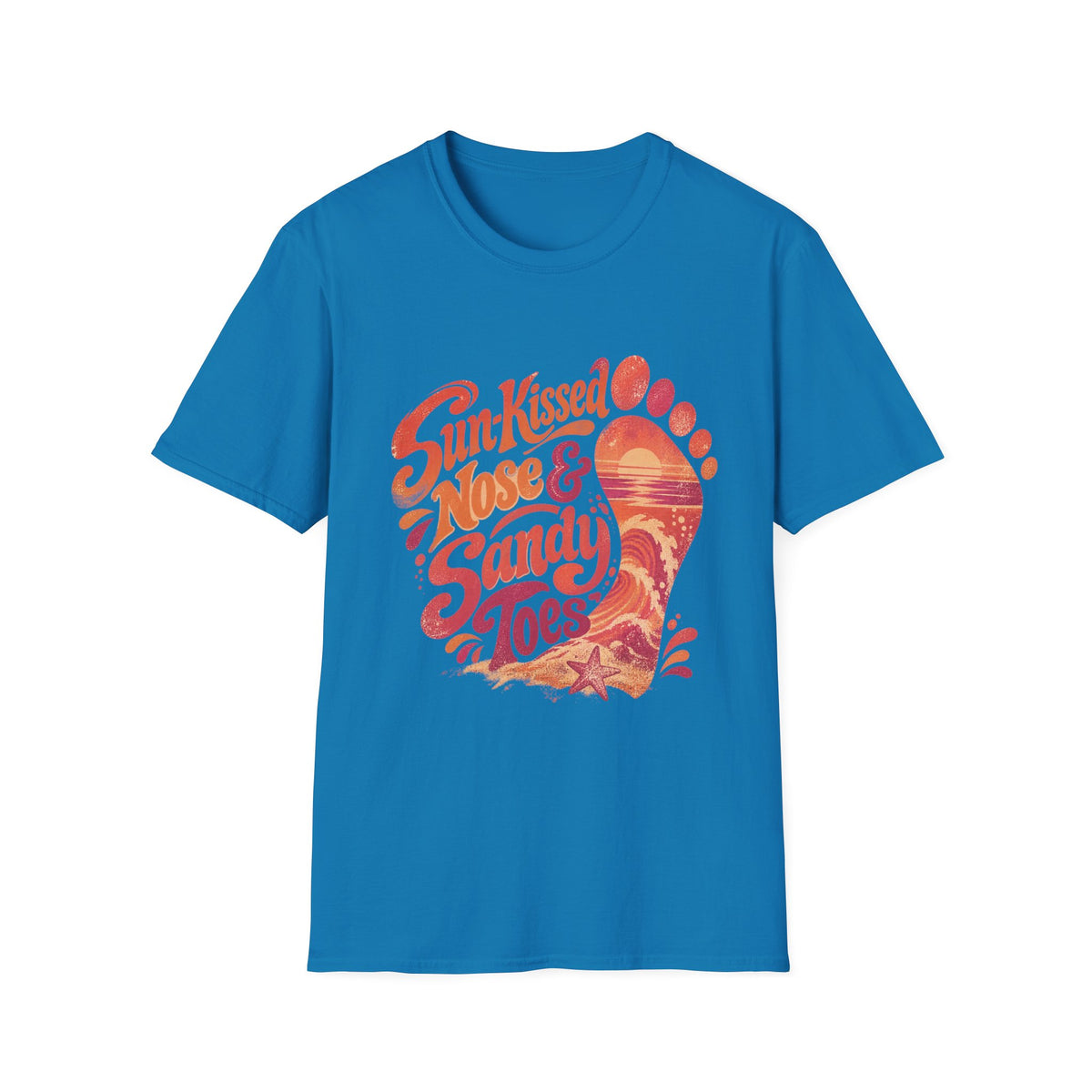 Peace Love & Fish Tales Coastal Beach T-Shirt