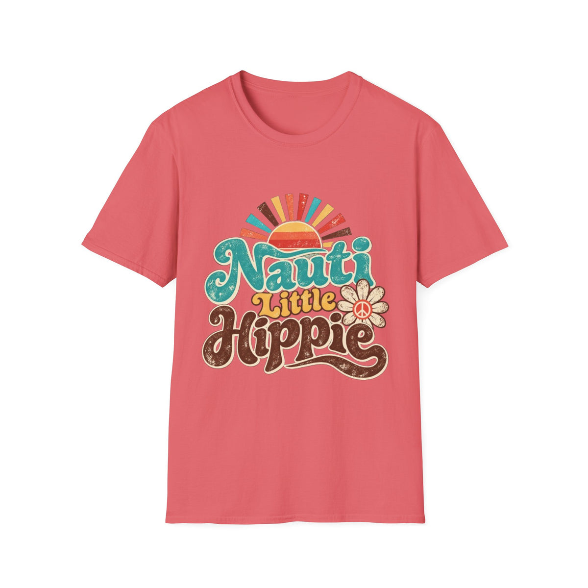 Nauti Little Hippie Retro Coastal Beach T-Shirt