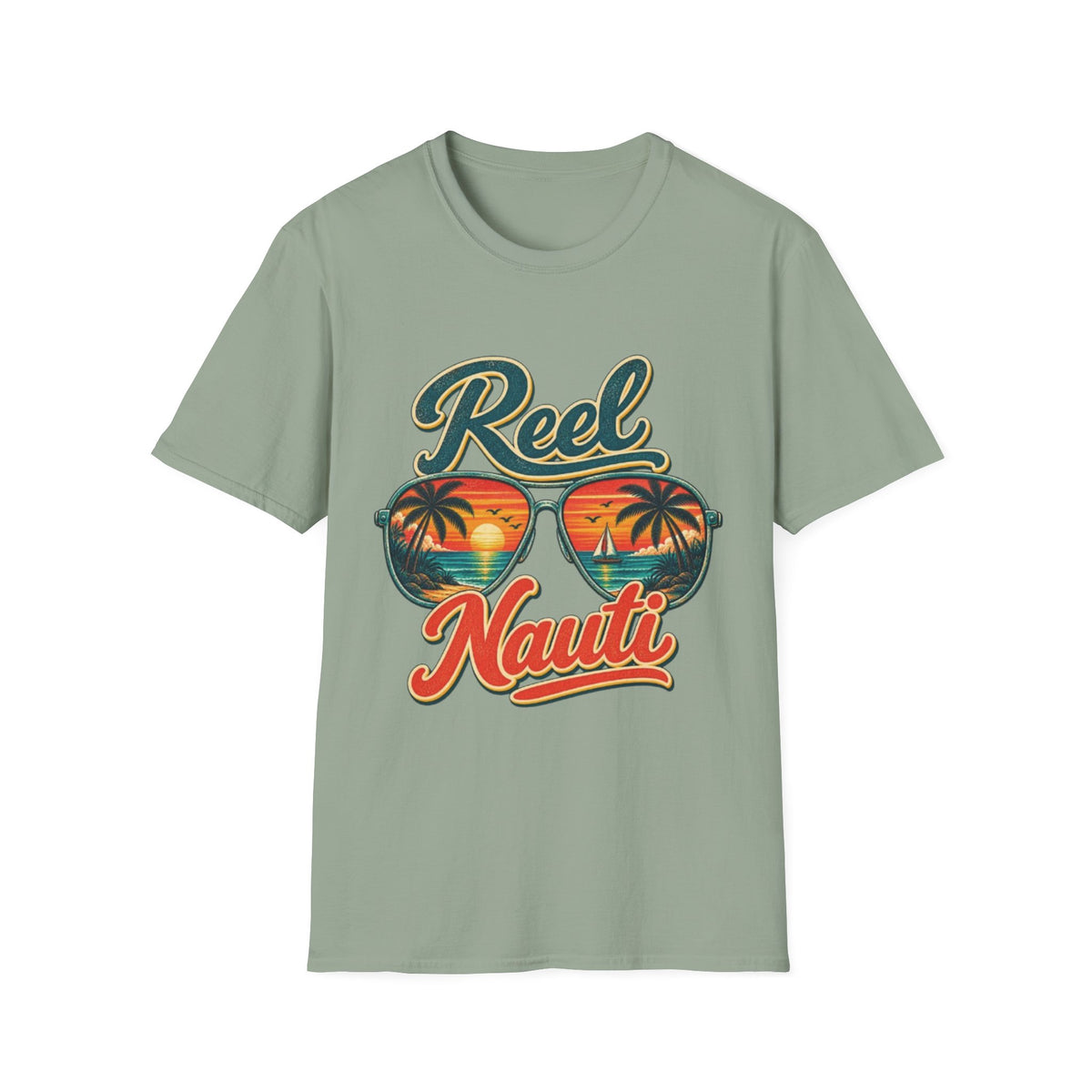 Reel Nauti Sunglass Beach T-Shirt