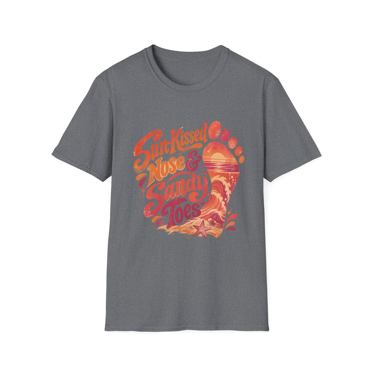 Peace Love & Fish Tales Coastal Beach T-Shirt