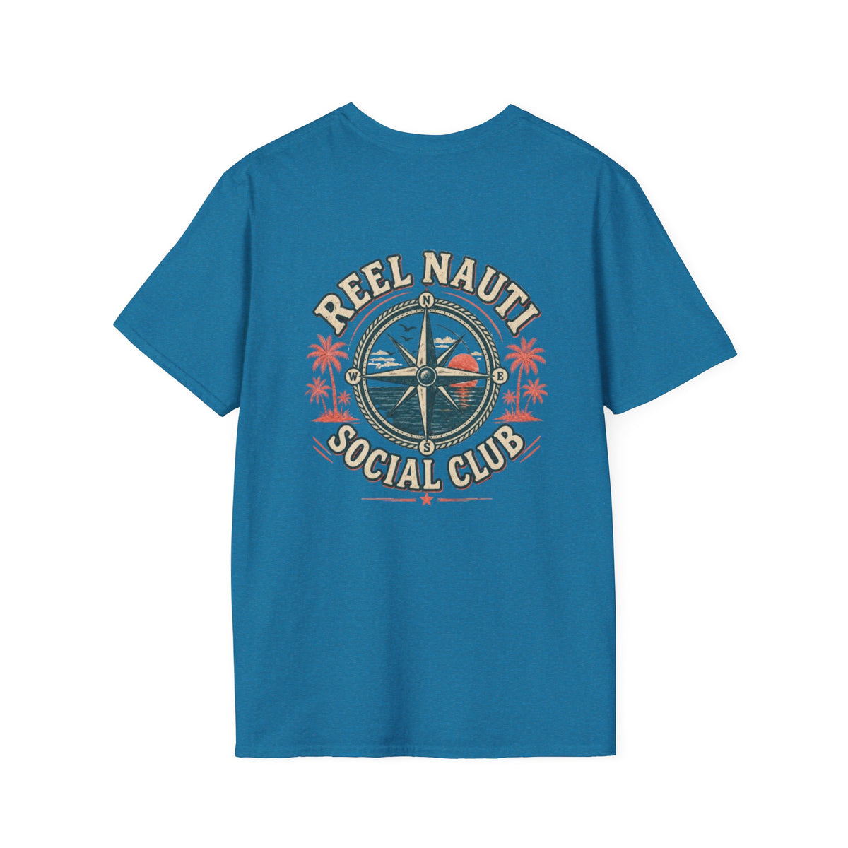 Reel Nauti Social Club Coastal Tee