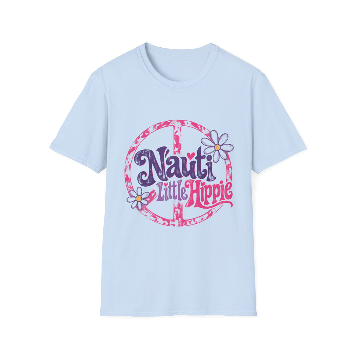 Nauti Little Hippie Retro Coastal Beach T-Shirt