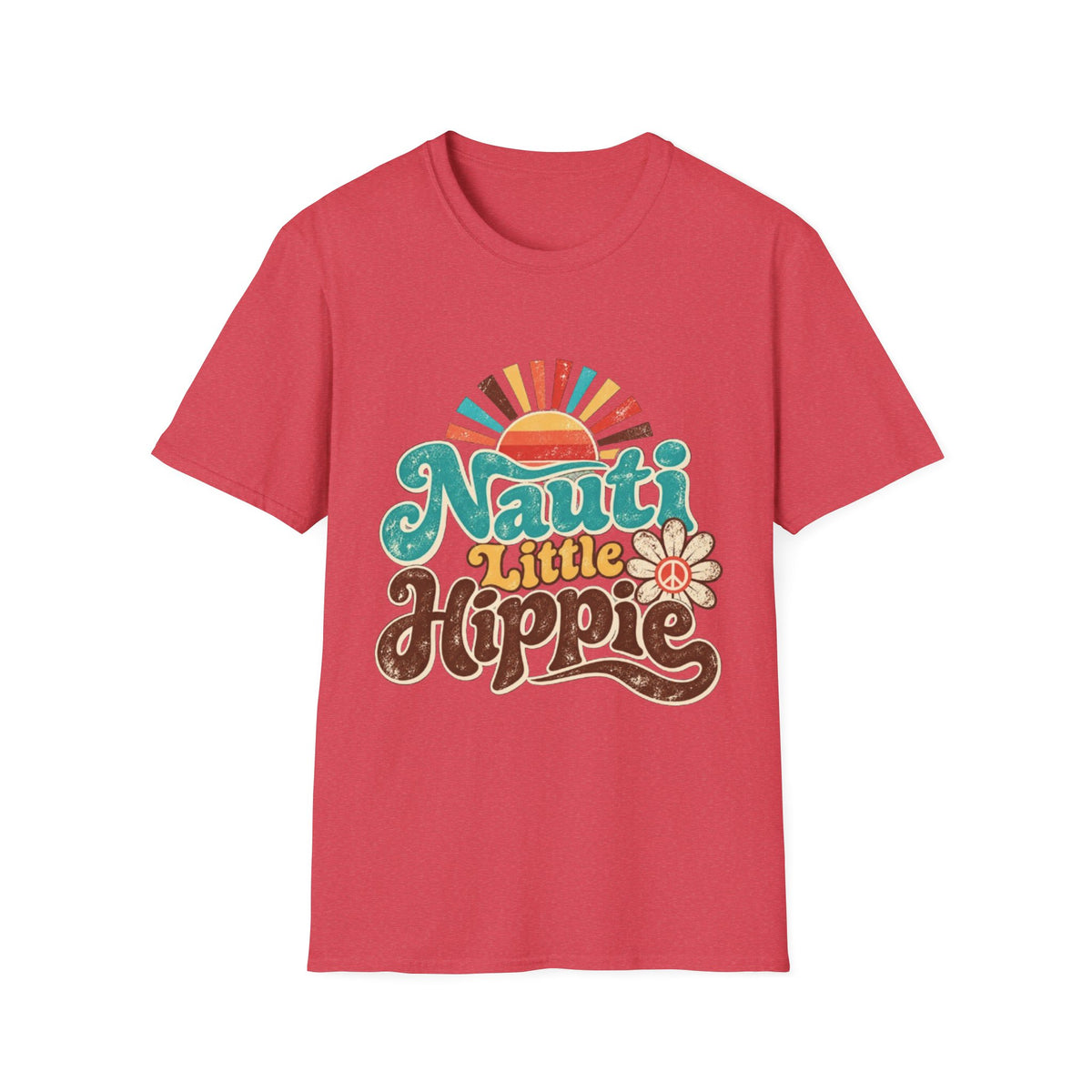 Nauti Little Hippie Retro Coastal Beach T-Shirt