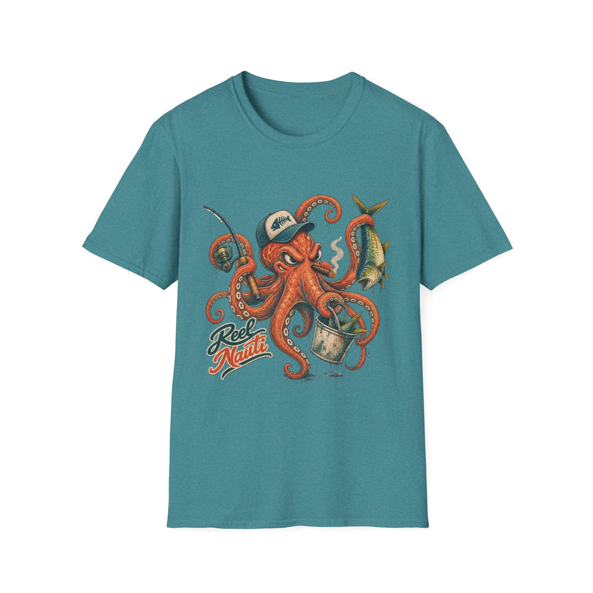 Reel Nauti Octopus Offshore Fishing T-Shirt